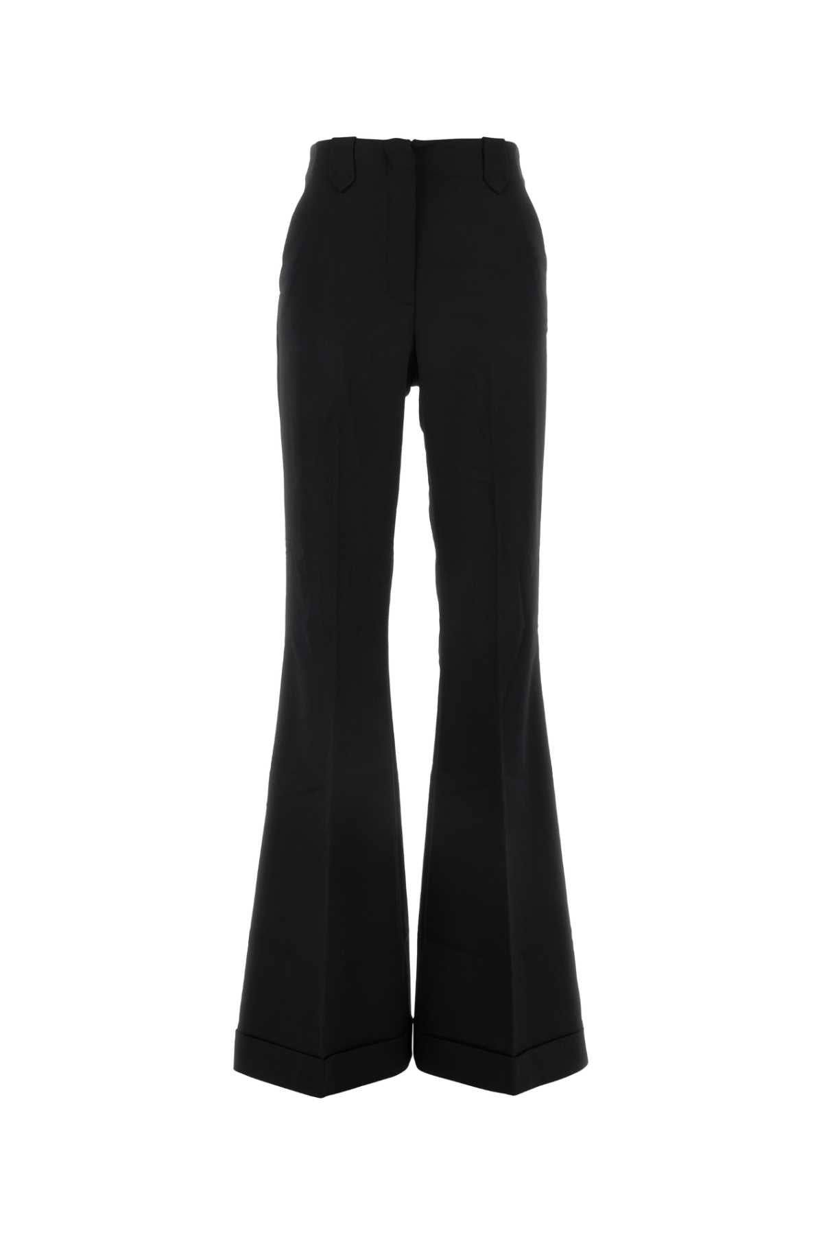 FLARED_TAILORED_PANTS_T160435ATNW037_BLACK_Image_1