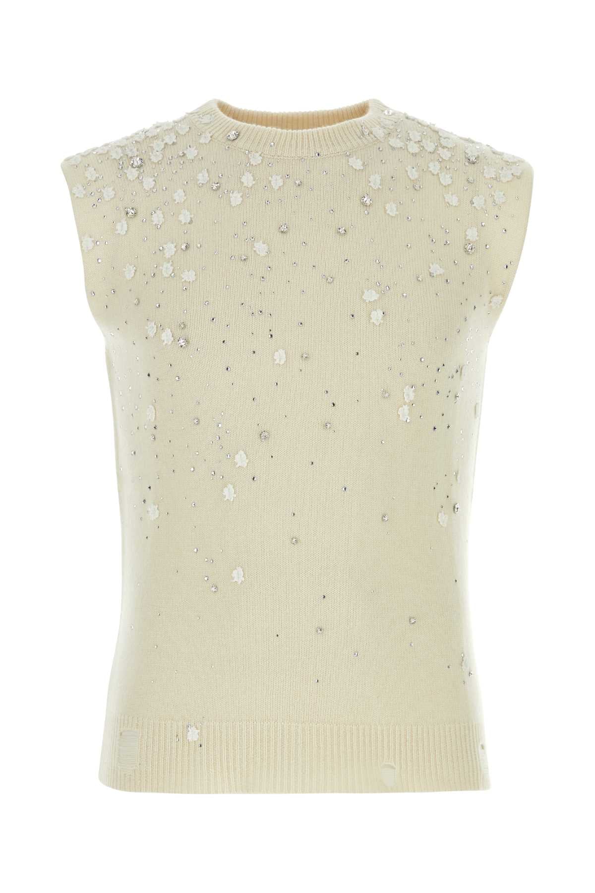 FLORAL_GILET_AMKNTT1002_WHITE_Image_1