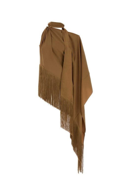 FRINGED_ATLAS_BLOUSE_CAMEL_TMPF2619754_CAMEL_Image_1
