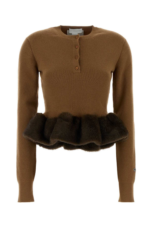 Fff_Trim_Wool_Crew_Neck_Jumper_6K12773S2673_2742_Image_1