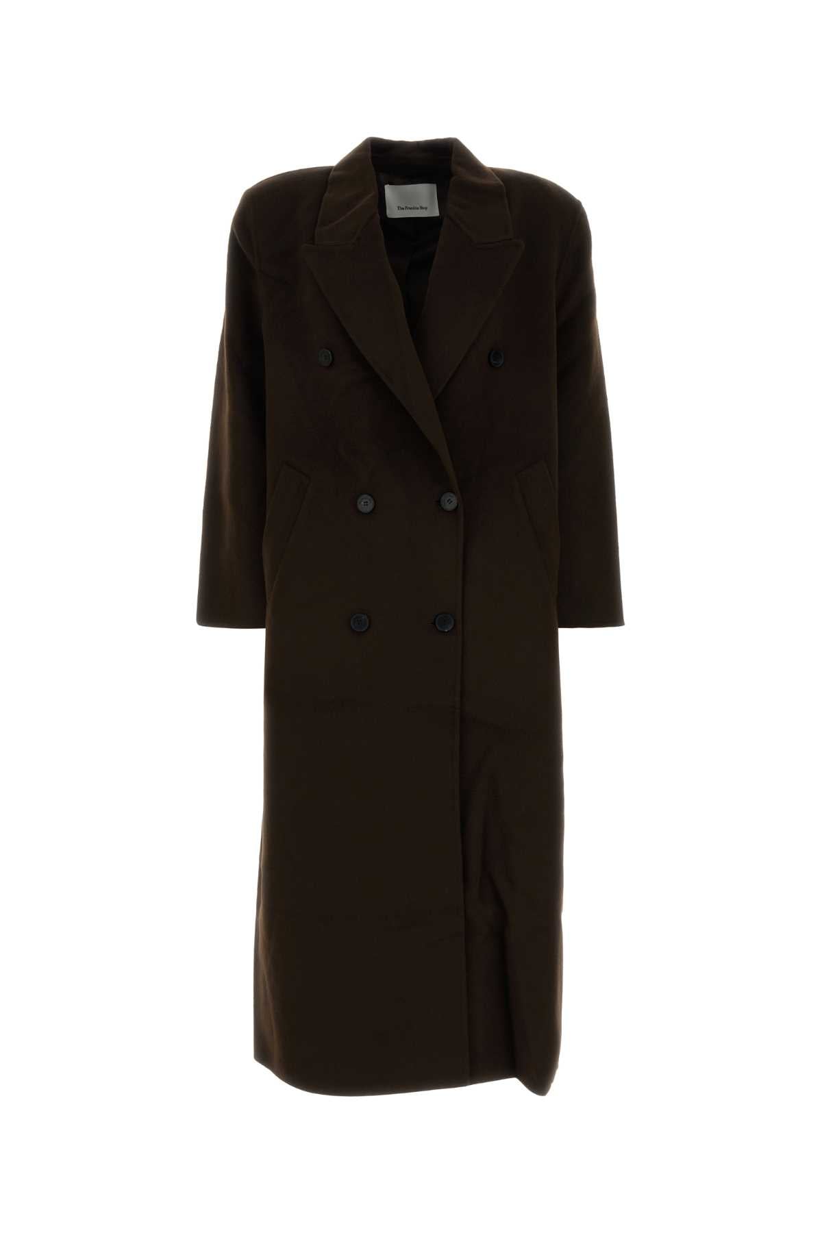 GAIA_DOUBLE_BREASTED_COAT_-_DARK_BROWN_COFS045562000_DARKBROWN_Image_1