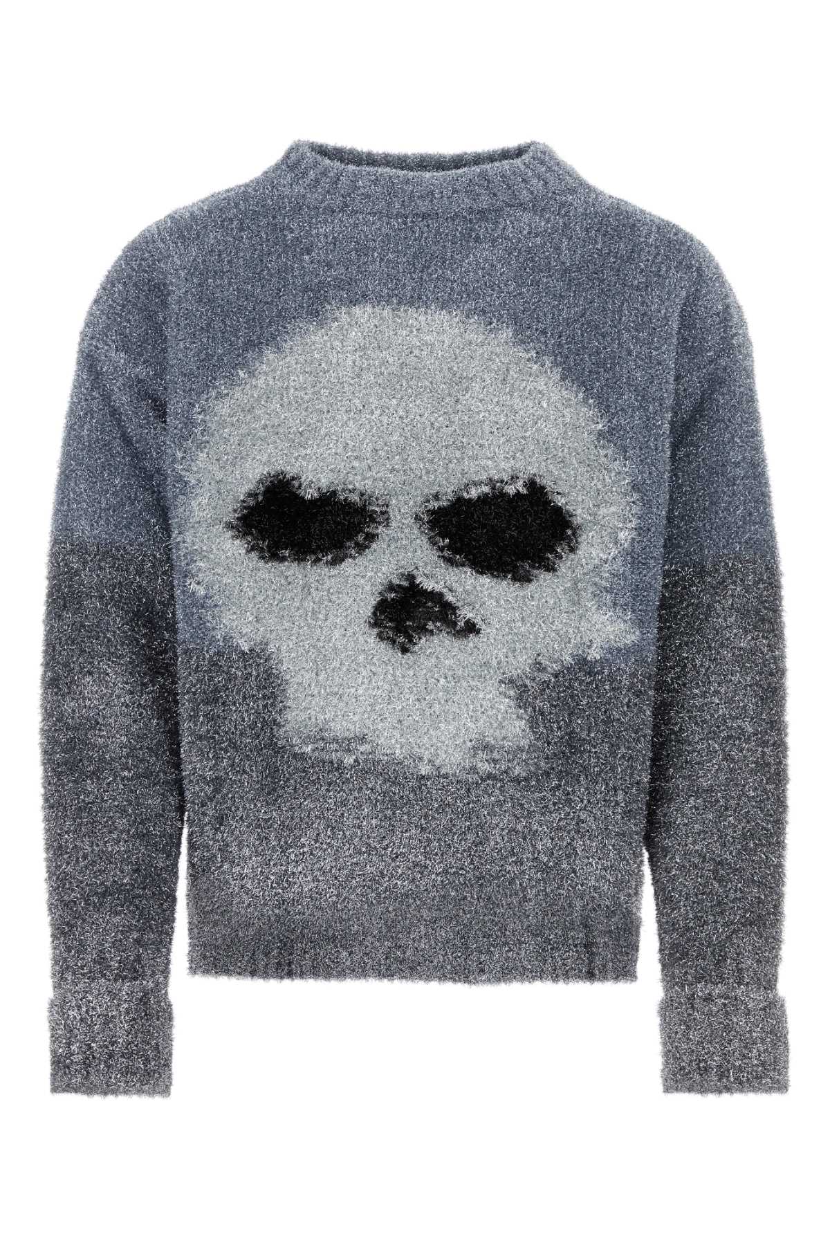 GLITTER_SKULL_PULLOVER_KNIT_ERL08N367_SILVER_Image_1