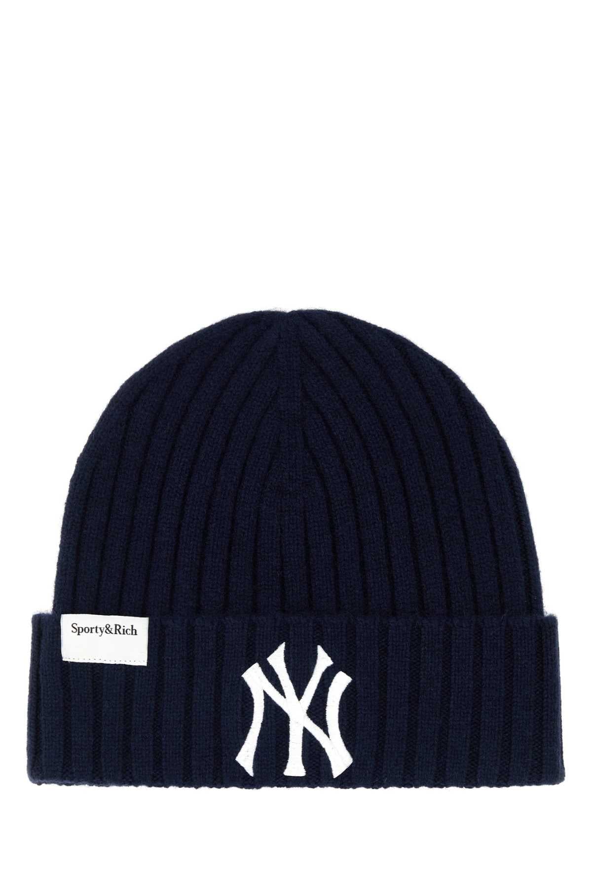 HERITAGE_YANKEES_SERIF_CASHMERE_BEANIE_AC066610675BL106_DARKNAVY_Image_1