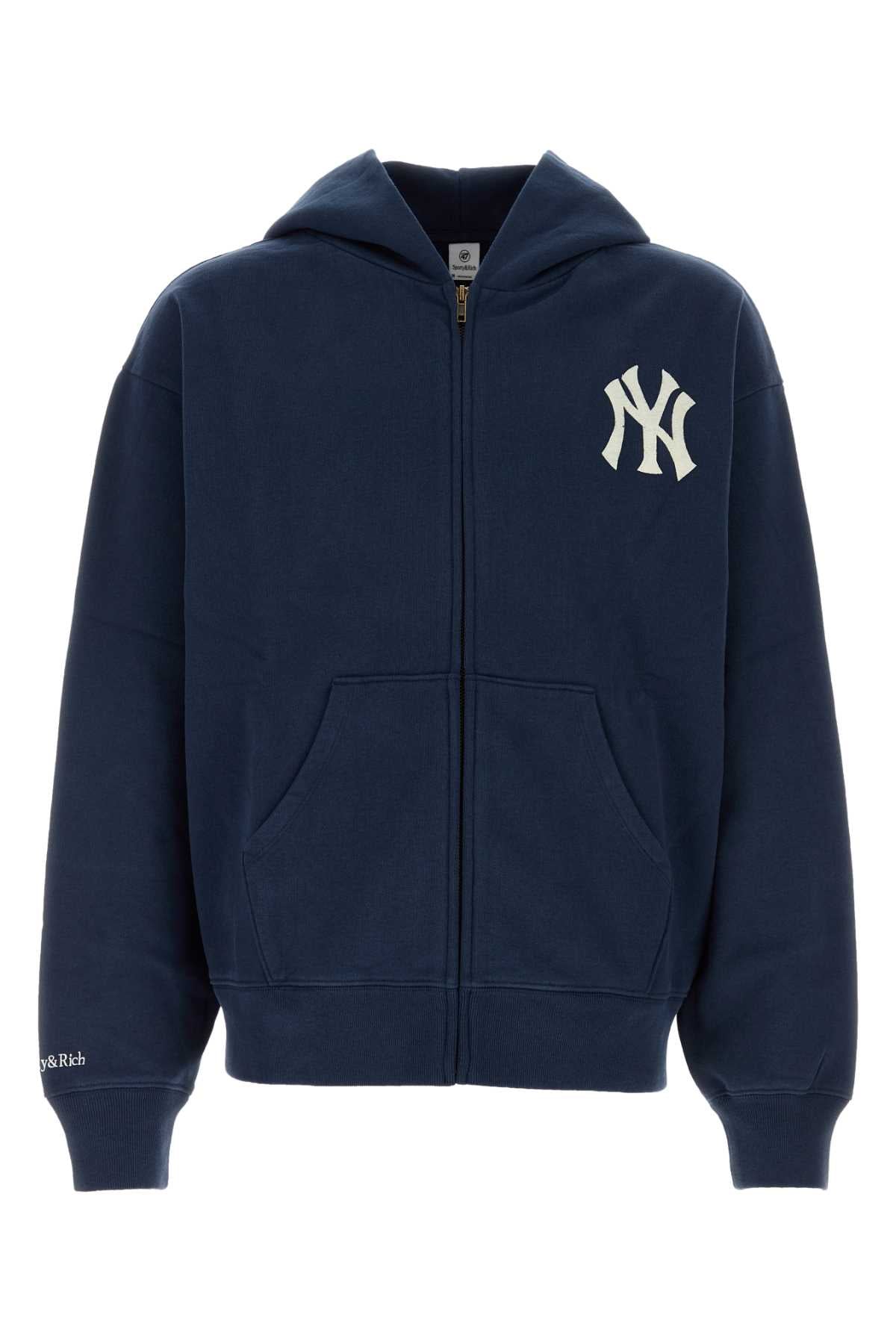 HERITAGE_YANKEES_SERIF_ZIP_HOODIE_ST088610300BL106_DARKNAVY_Image_1