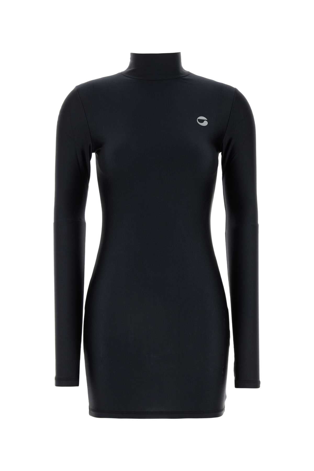 HIGH_NECK_FITTED_MINI_DRESS_COPJS60545_BLACK_Image_1
