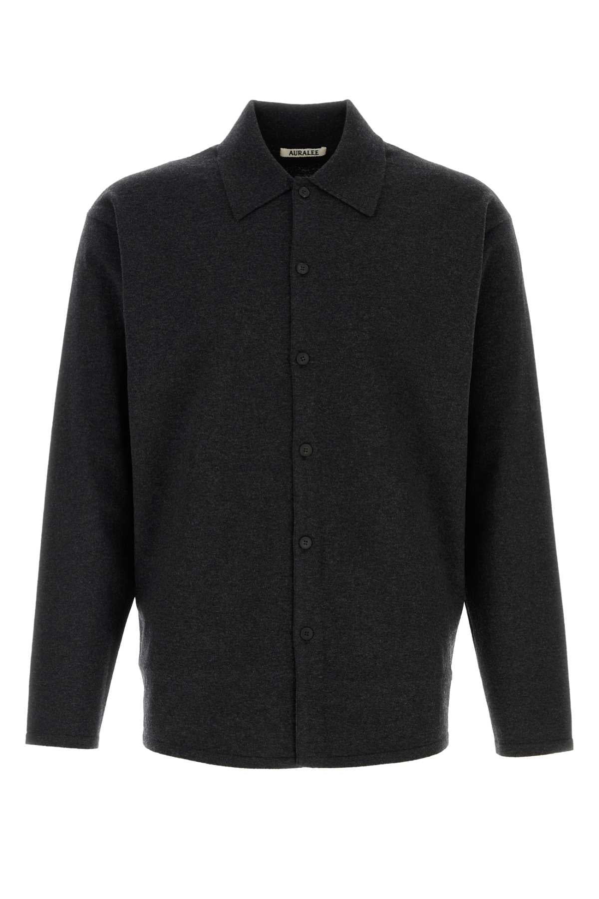 HIGH_TWIST_WOOL_KNIT_SHIRT_CARDIGAN_A25AC01CK_CHARCOAL_Image_1