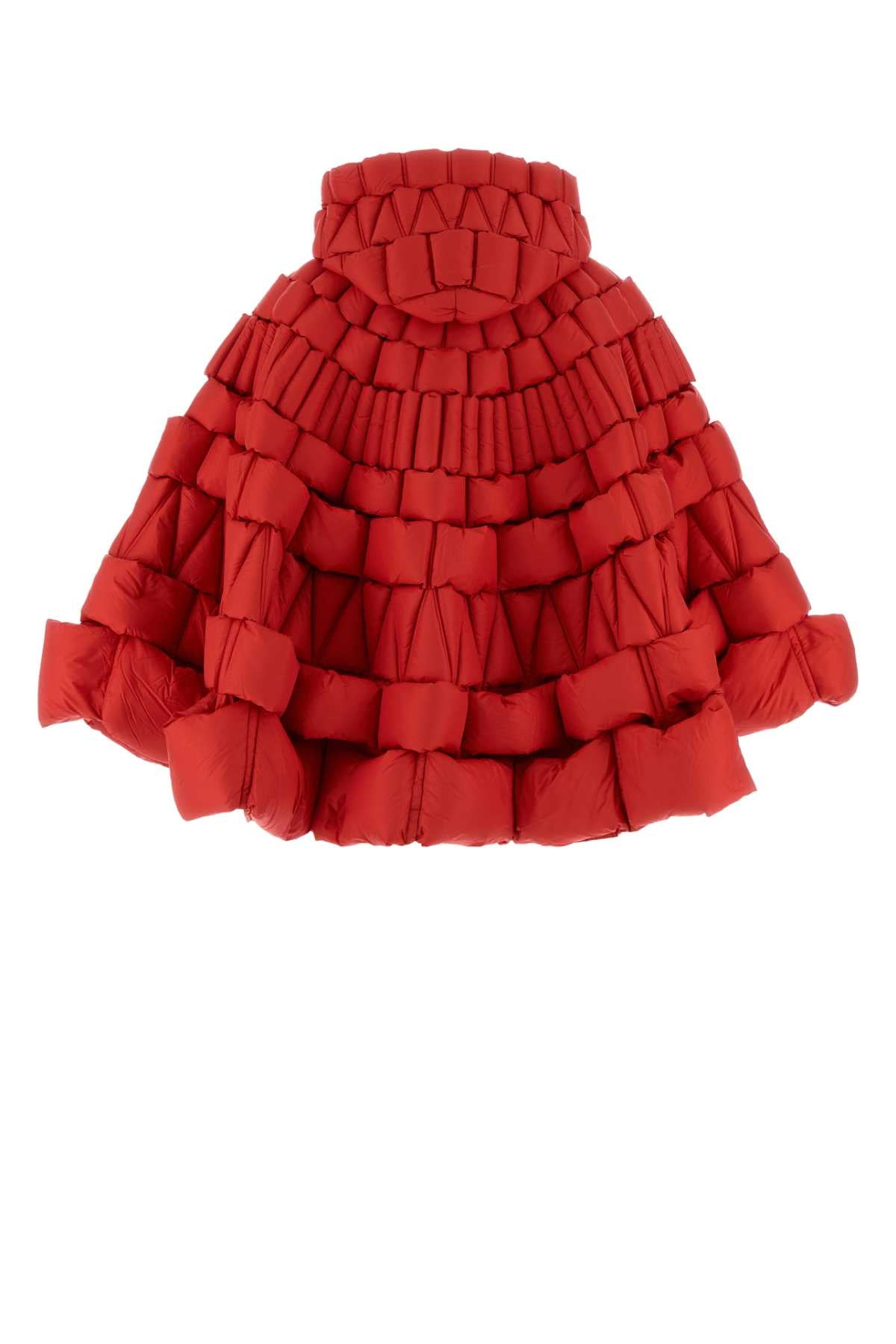 HOODED_PUFFER_CAPE_RX26AWT014_RED_Image_2