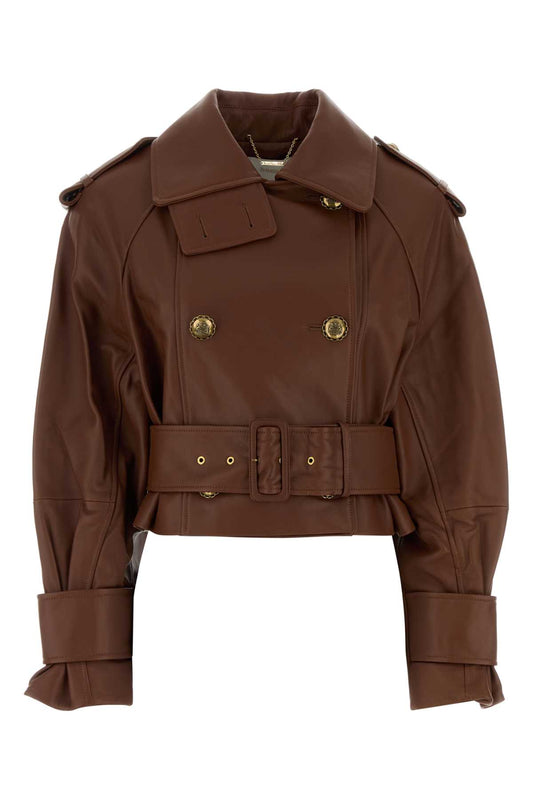 HYPNOTIC_LEATHER_CROP_TRENCH_5328JF251_TAN_Image_1