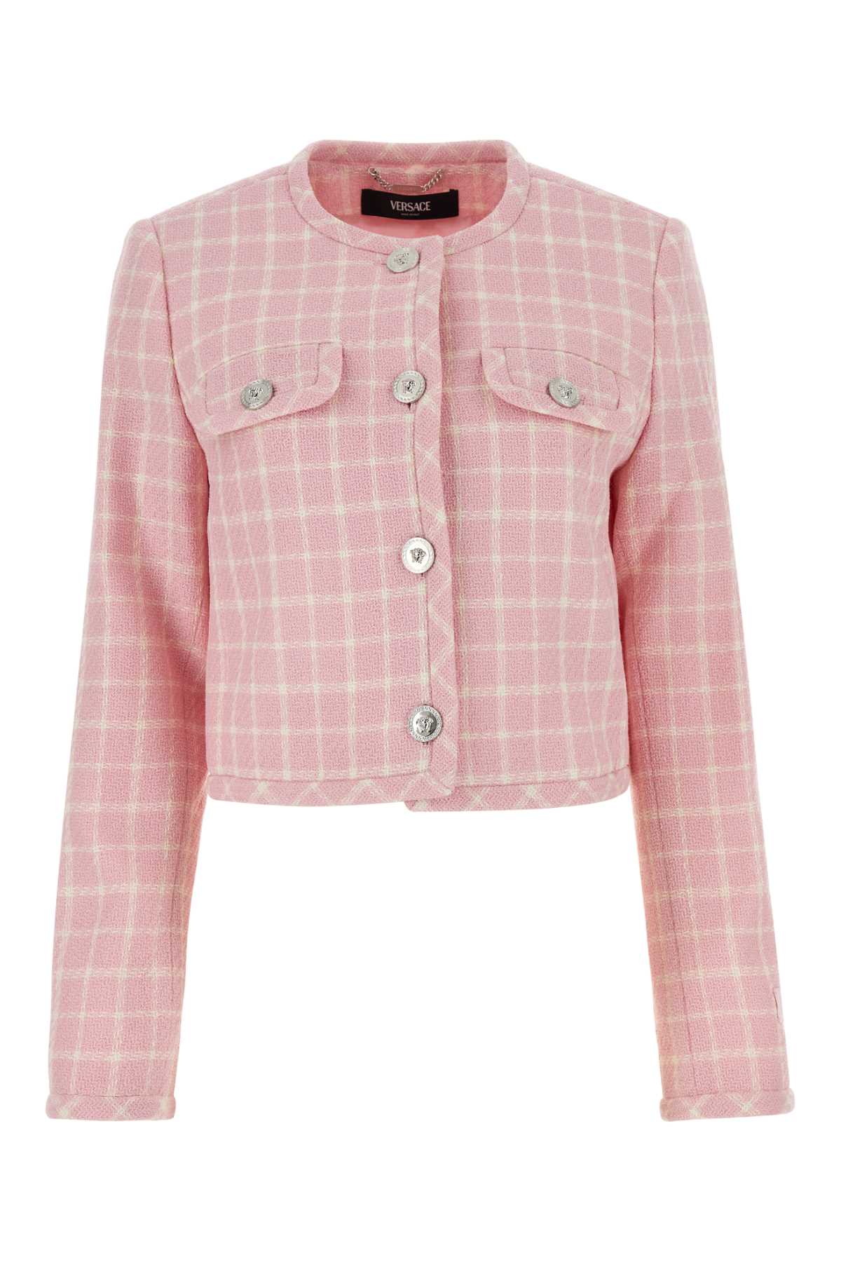INFORMAL_JACKET_LARGE_CHECKED_WOOL_CREPE_TWEED_FAB_10135251A10442_2PL40_Image_1