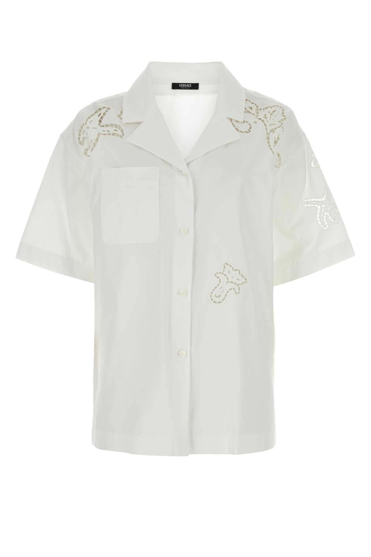 INFORMAL_SHIRT_COTTON_POPLIN_FABRIC_WITH_BAROQUE_A_10161441A11467_1W000_Image_1