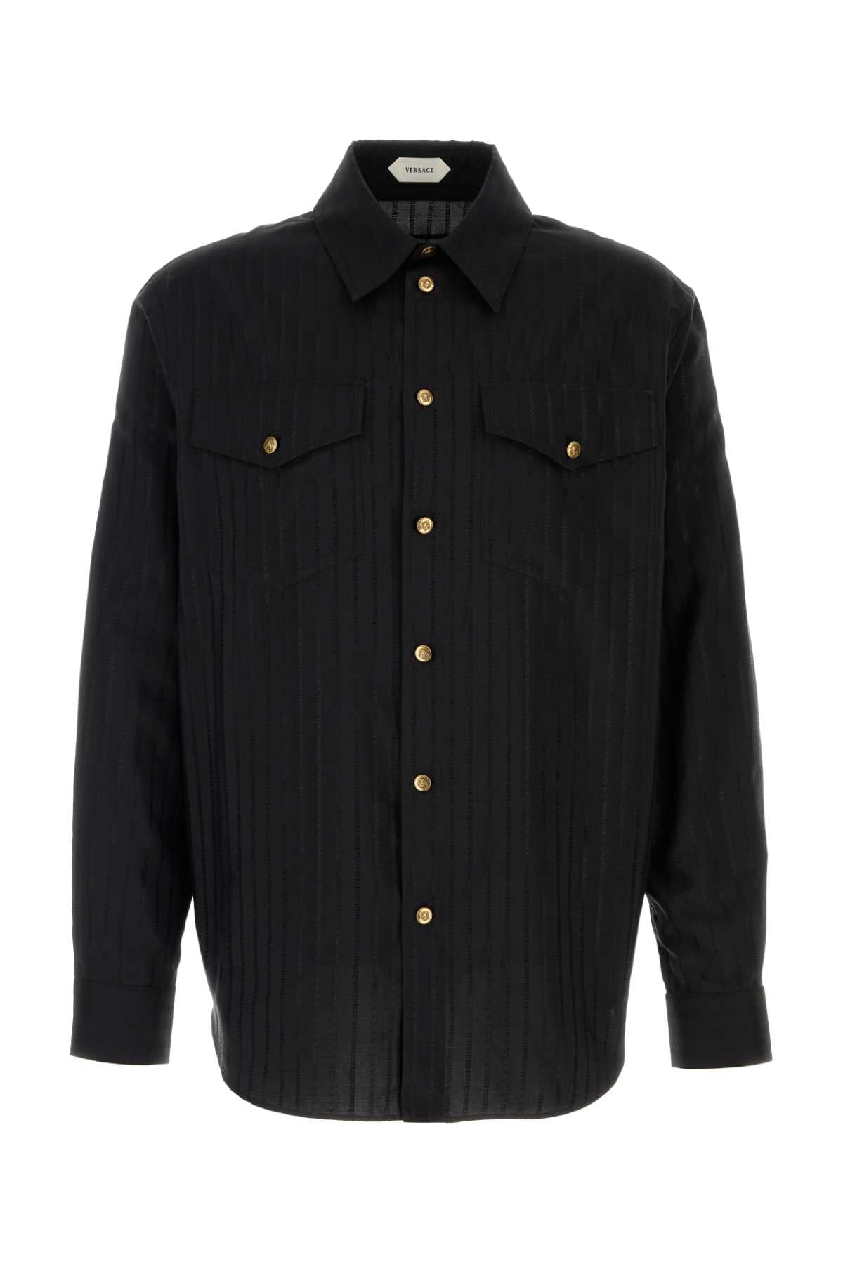 INFORMAL_SHIRT_RESPONSIBLE_COTTON_SILK_MICRO_GRECA_10268161A18548_1B000_Image_1