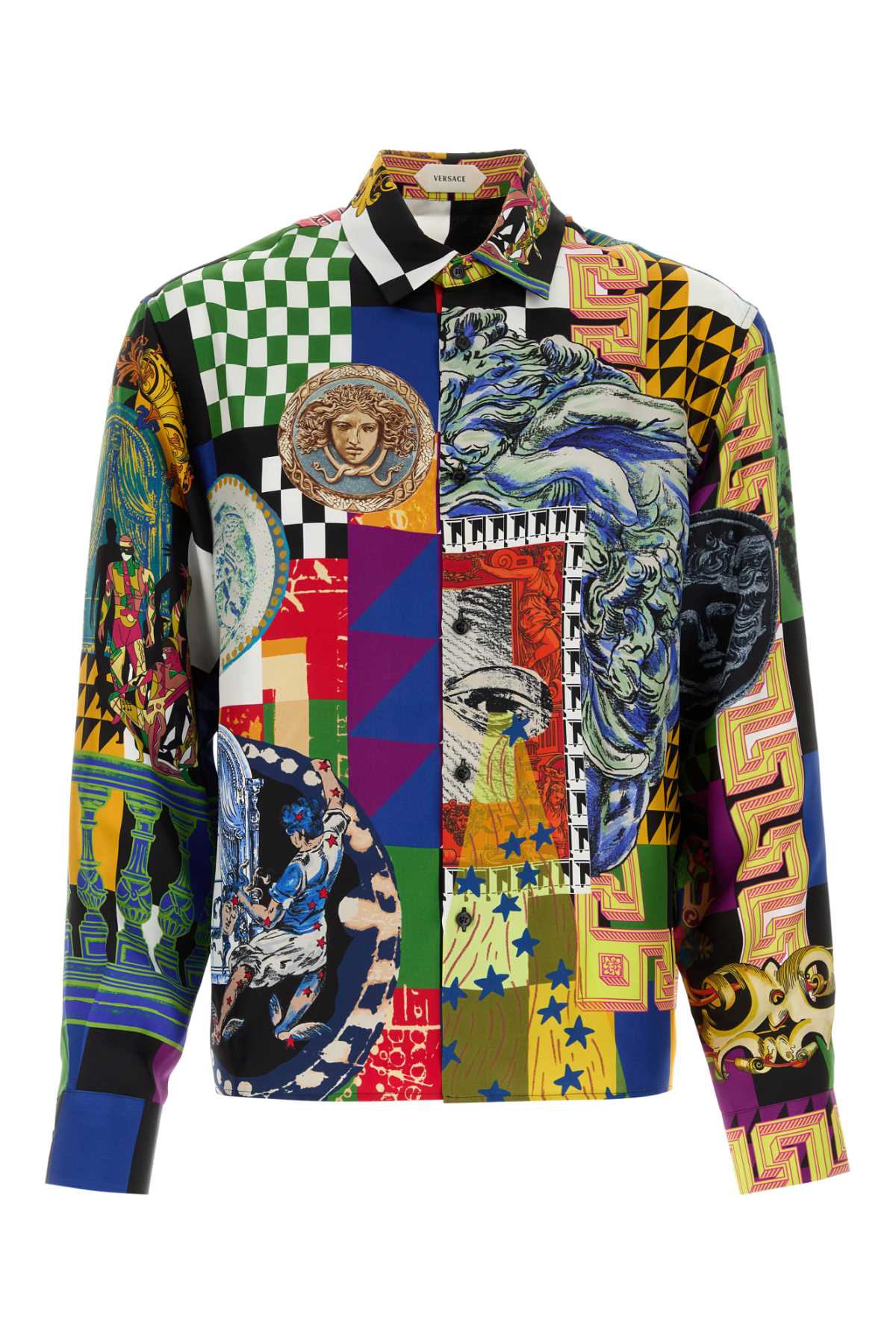 INFORMAL_SHIRT_SILK_TWILL_PRINT_MEDUSA_COLLAGE_10245201A19270_5X000_Image_1