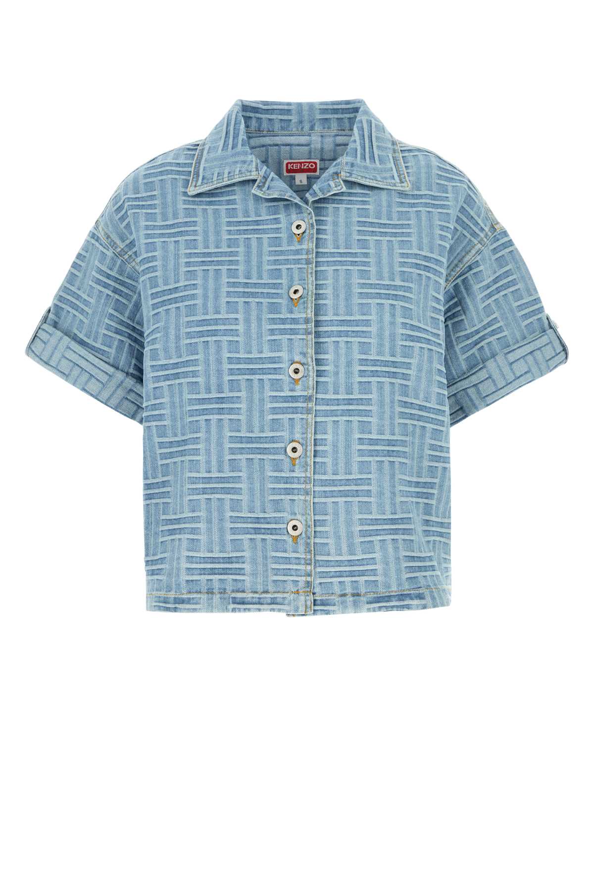 KENZO_WEAVE_STONE_BLEACH_OVERSIZED_SHIRT_FF52DC2496J4_DB_Image_1