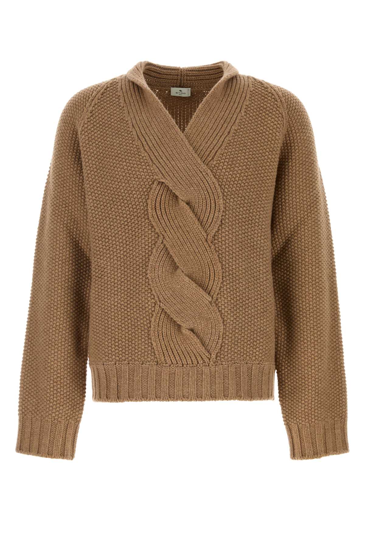 KNITTED_DEEP_CABLED_V-NECK_MRKF0058AL240_M3041_Image_1