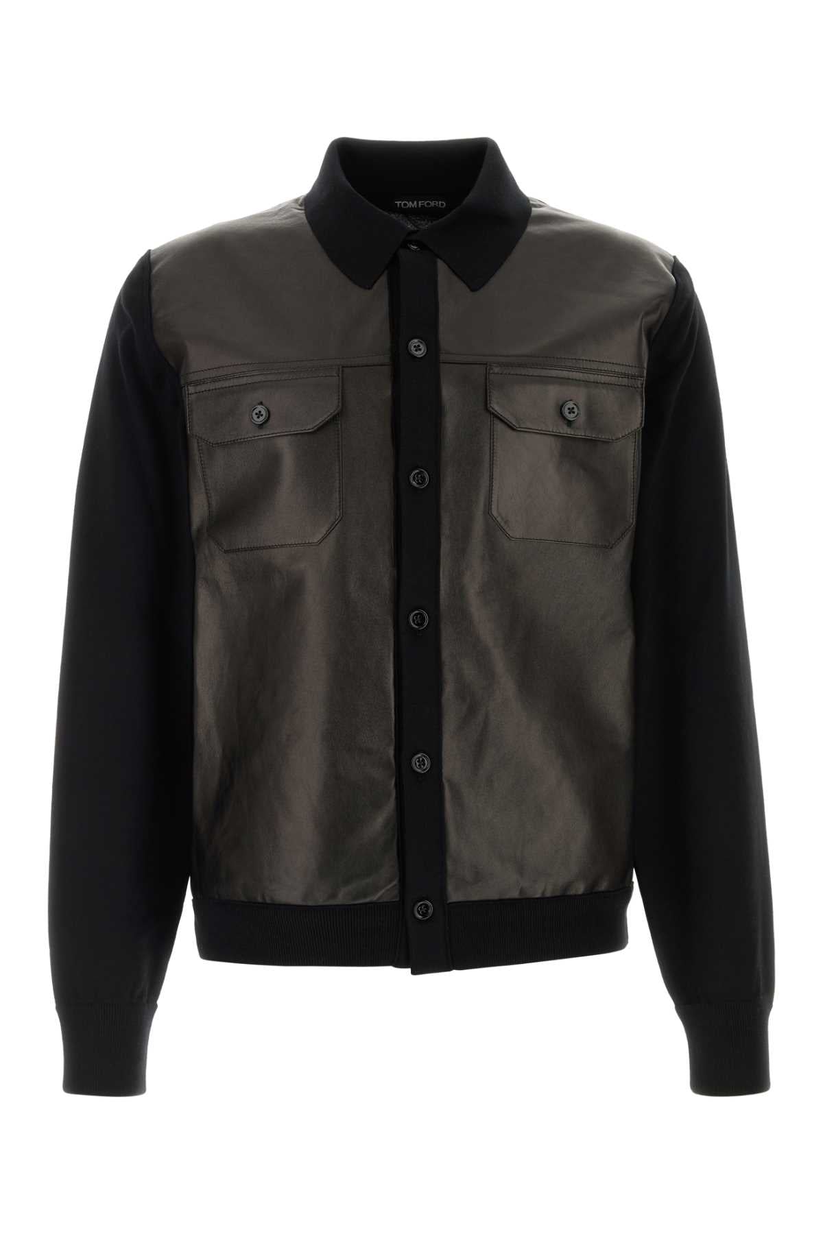 LEATHER_FRONT_SHIRT_KBF002YMW087S25_LB999_Image_1