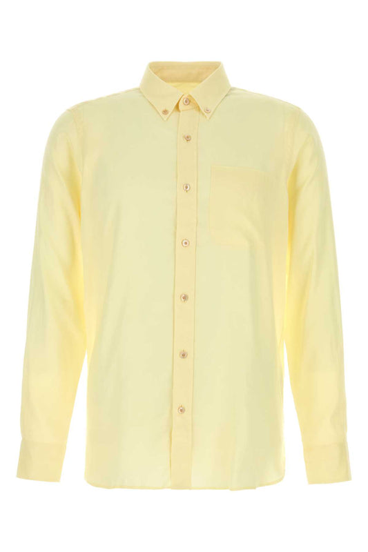 LIGHT_FLUID_FINE_GABARDINE_SLIM_FIT_SHIRT_HSO002FMT058_YCJ_Image_1