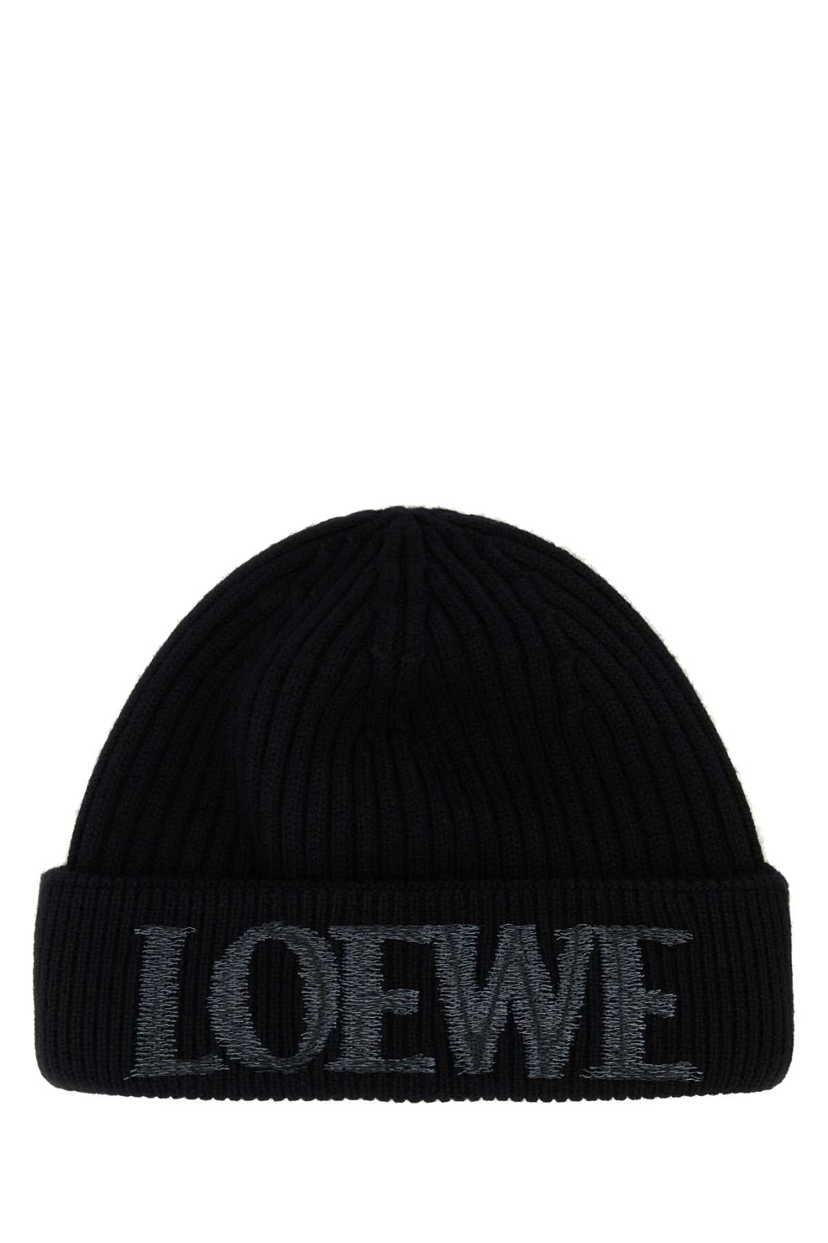 LOEWE_BEANIE_F540257X23_BLACK_Image_1