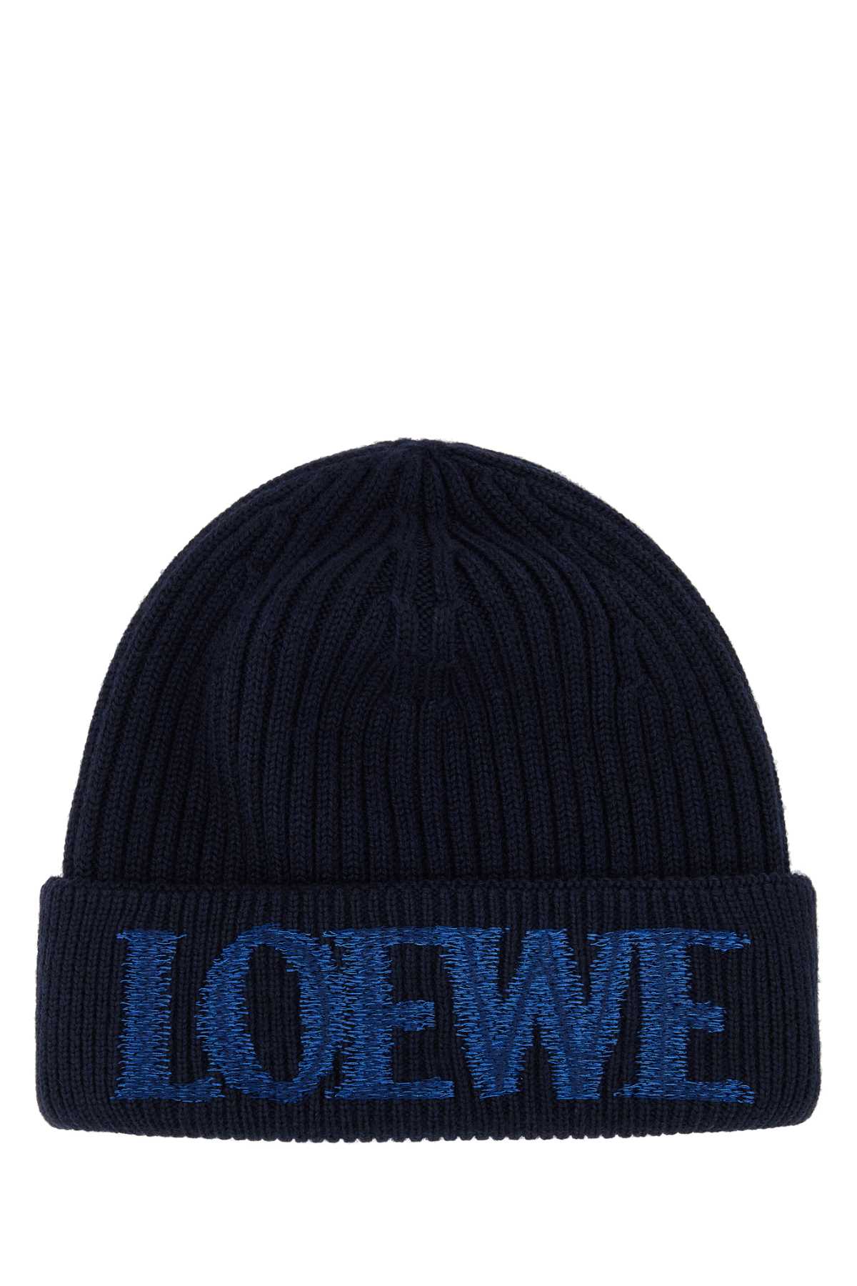 LOEWE_BEANIE_F540257X23_NAVYBLUE_Image_1