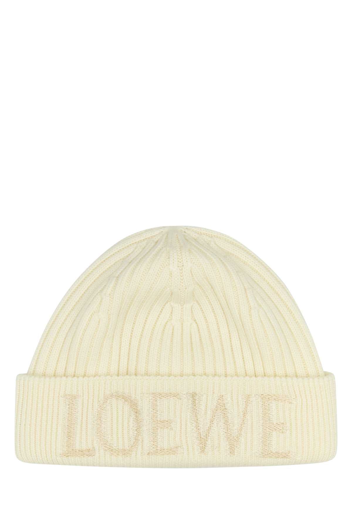 LOEWE_BEANIE_F540257X23_WHITE_Image_1