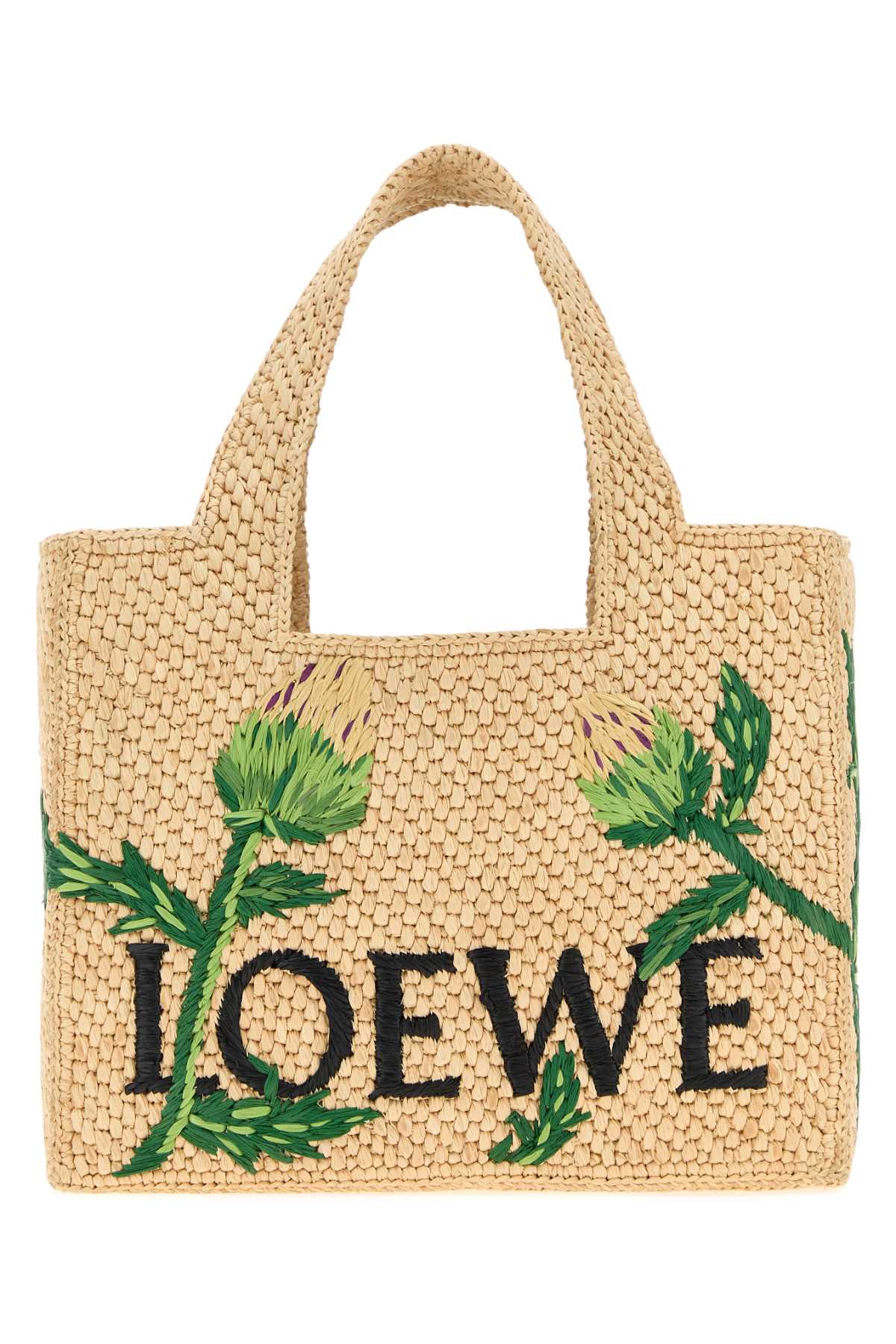 LOEWE_FONT_TOTE_ARTICHOKE_S_ALF1B59X33_NATURALGREEN_Image_1