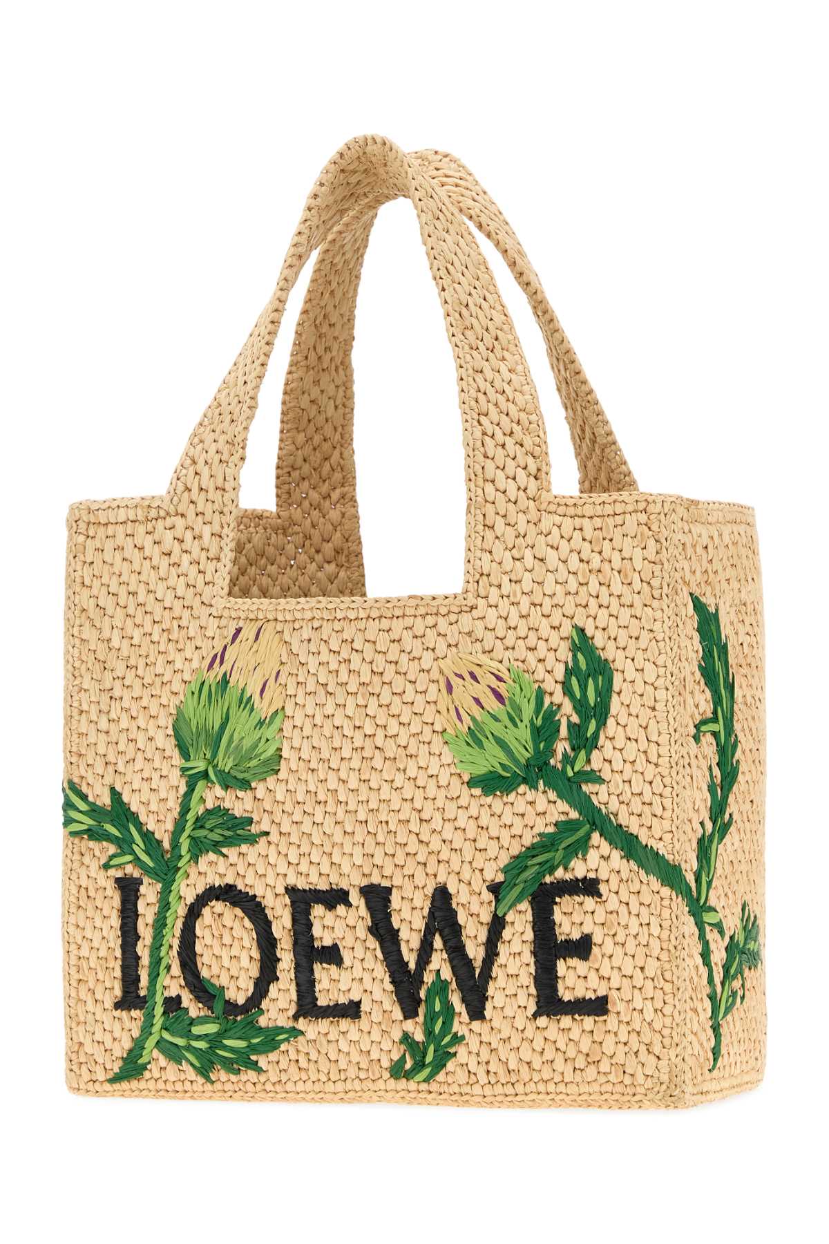LOEWE_FONT_TOTE_ARTICHOKE_S_ALF1B59X33_NATURALGREEN_Image_2