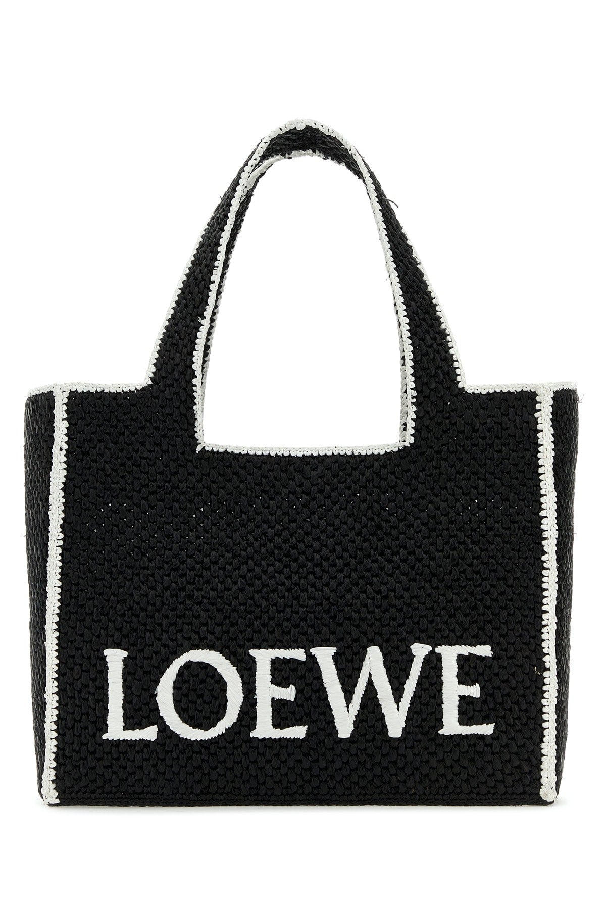 LOEWE_FONT_TOTE_LARGE_A685B60X01_BLACK_Image_1