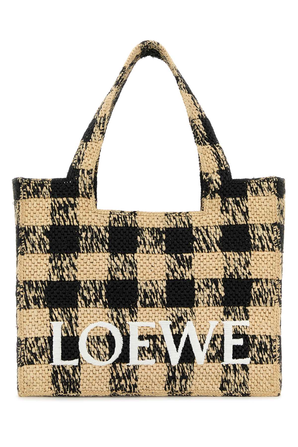 LOEWE_FONT_TOTE_MINI_GINGHAM_ALF1V46X10_NATURALBLACK_Image_1