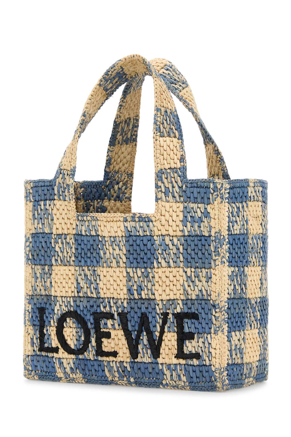 LOEWE_FONT_TOTE_S_GINGHAM_ALF1B59X16_NATURALLIGHTBLUE_Image_2