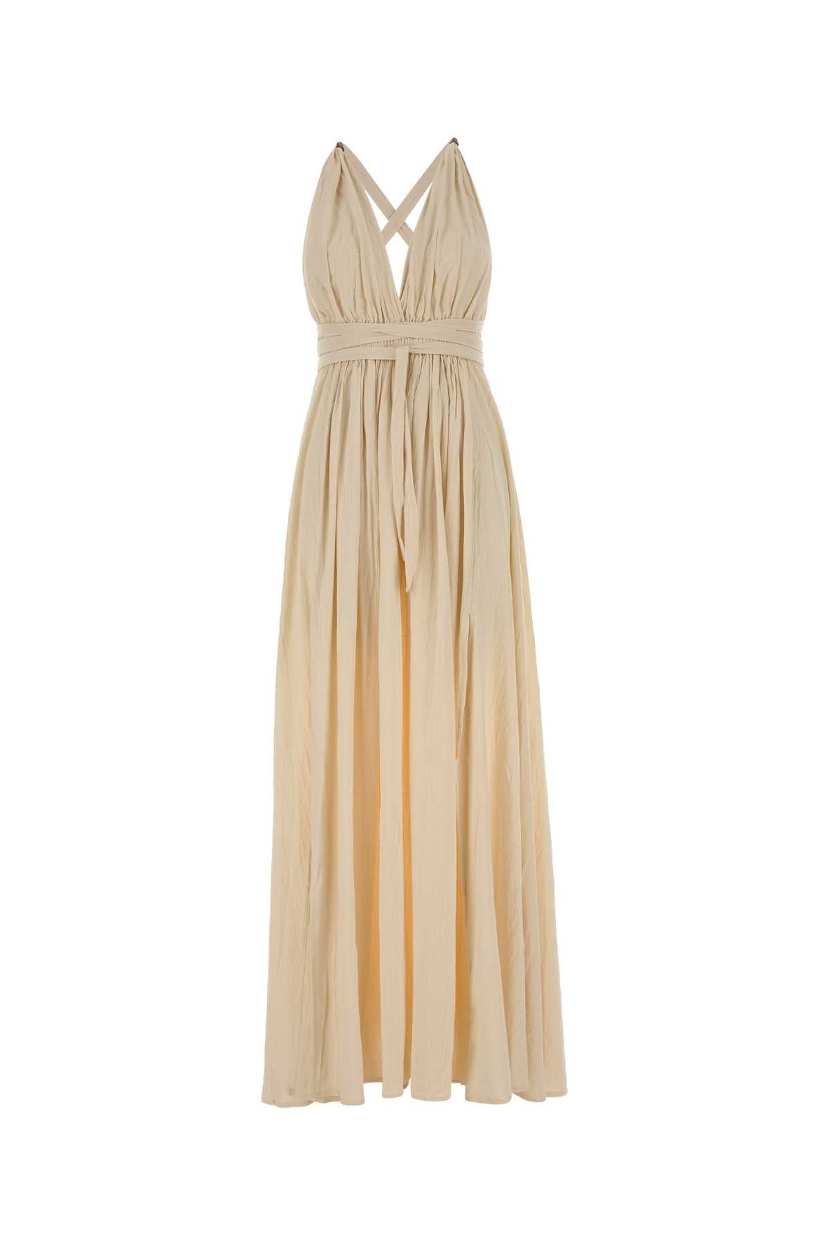 LONG_COTTON_DRESS_WDEEP_V_NECK_TWO_FRONT_SLITS_HERA_NATURAL_Image_1