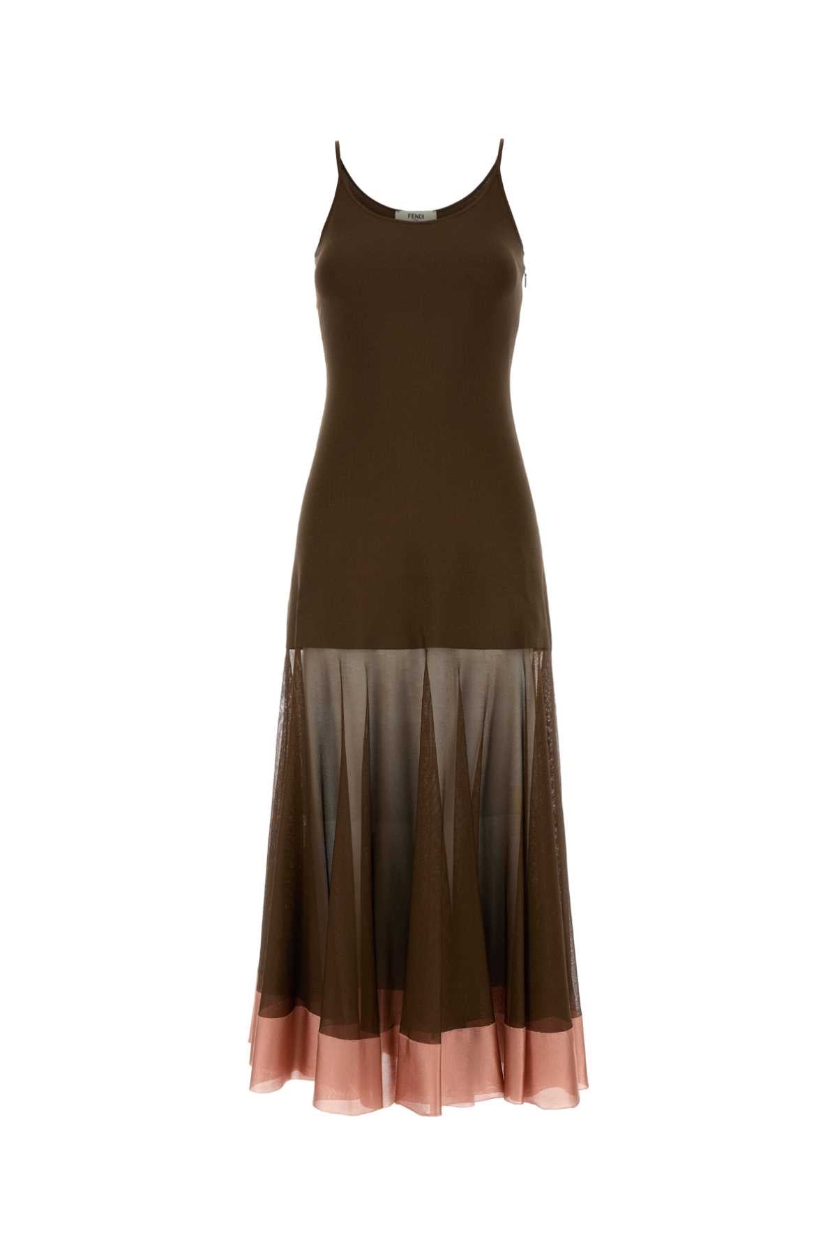 LONG_KNIT_BROWN_SHEAR_DRESS_FZDD39AUHR_F1RXA_Image_1