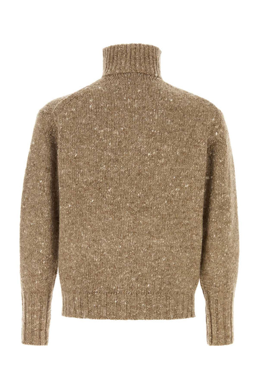 LOW-GAUGE_HOMESPUN_TWEED_KNIT_ZIP_TURTLE_A26AP01HS_TOPBROWN_Image_2