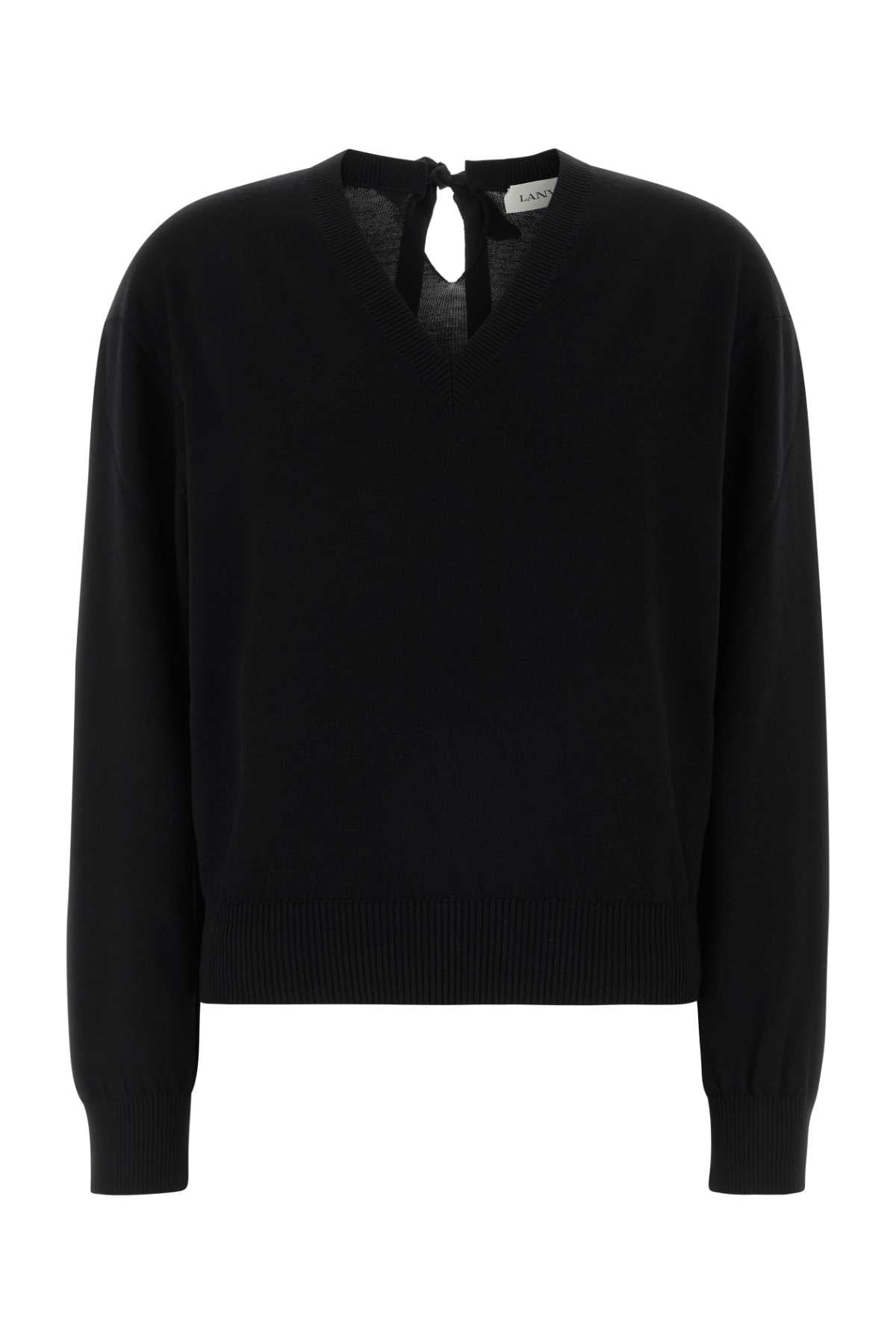 MAGLIONE_V_NECK_DETTAGLIO_NODO_RWPO0027K101A26_10_Image_1