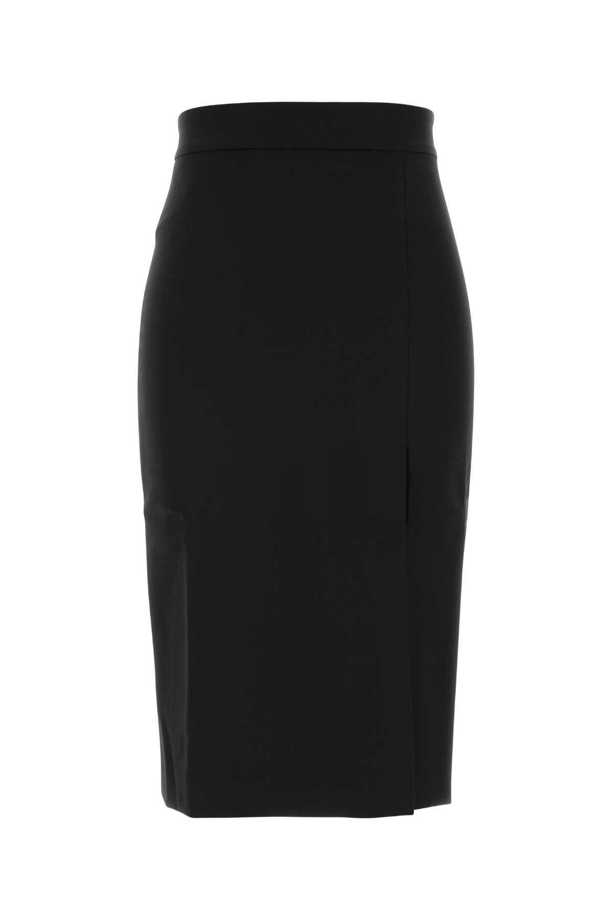 MELANIA_-_SPLITTED_MIDI_SKIRT_T200307ATNW070_BLACK_Image_1
