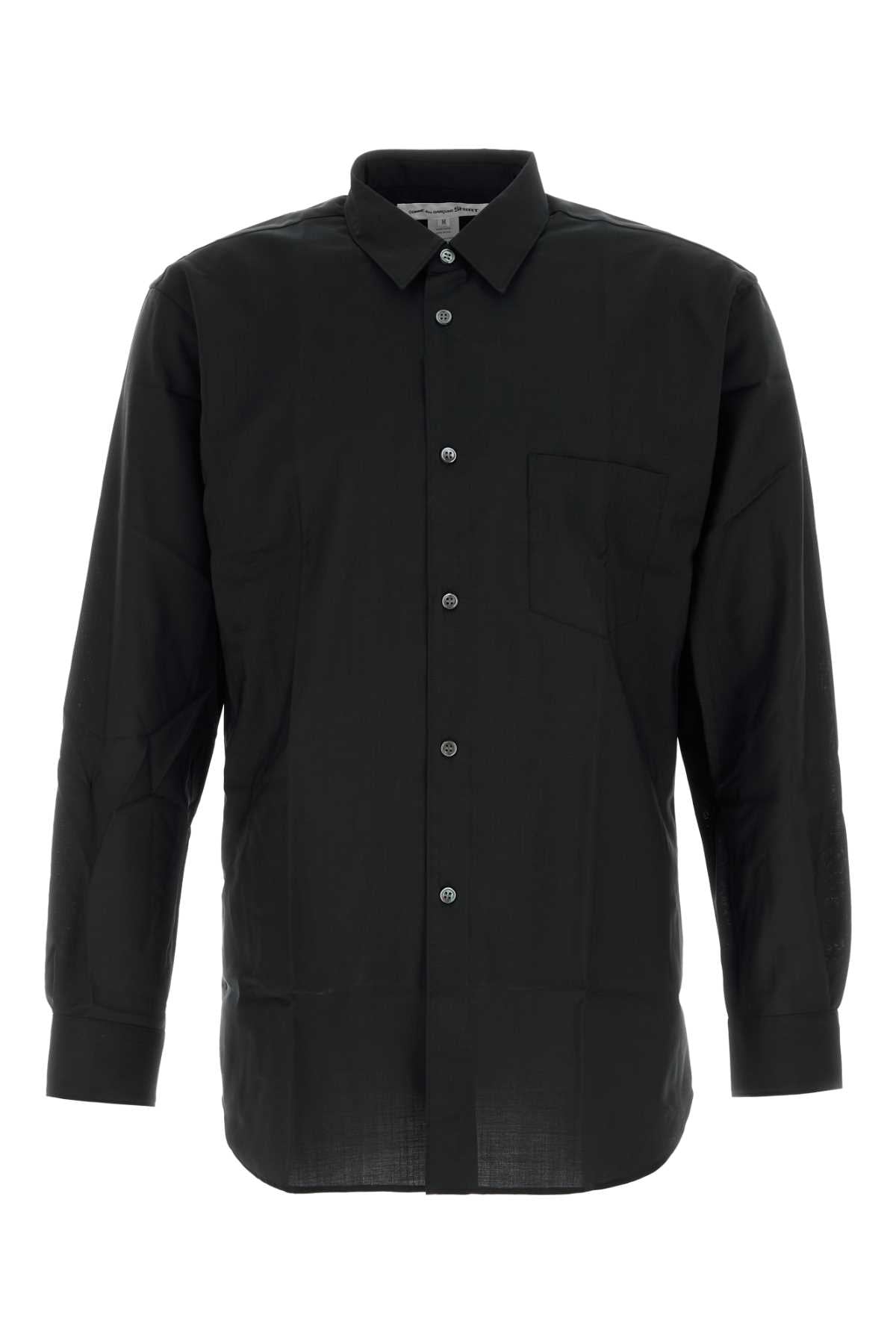 MENS_SHIRT_WOVEN_FZB302PER_1BLACK_Image_1