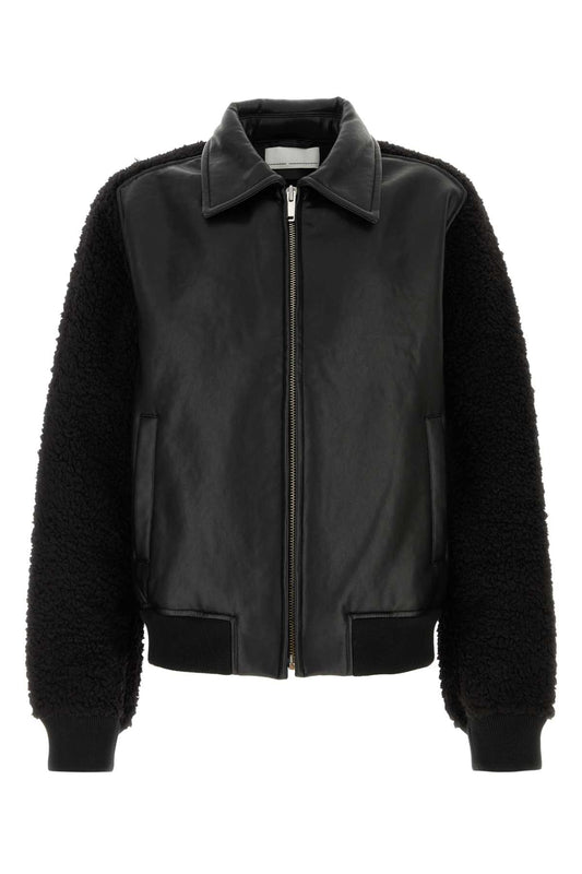 MEN_FAUX_SHEARLING_LEATHER_BOMBER_JACKET_WOVEN_RAN04J004_BLACK_Image_1