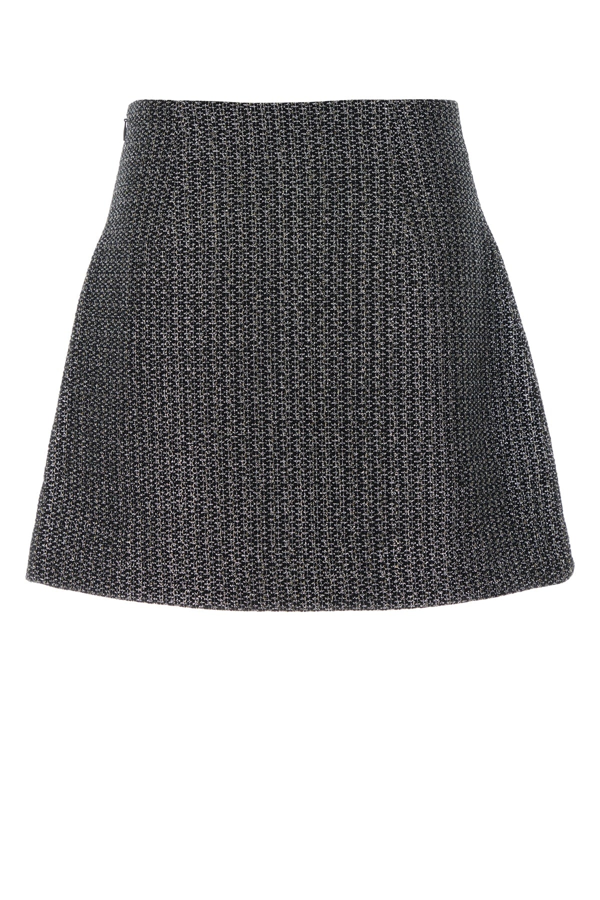 METALLIC_BOUCLE_MINI_SKIRT_AW24060SKB_BLACK_Image_2