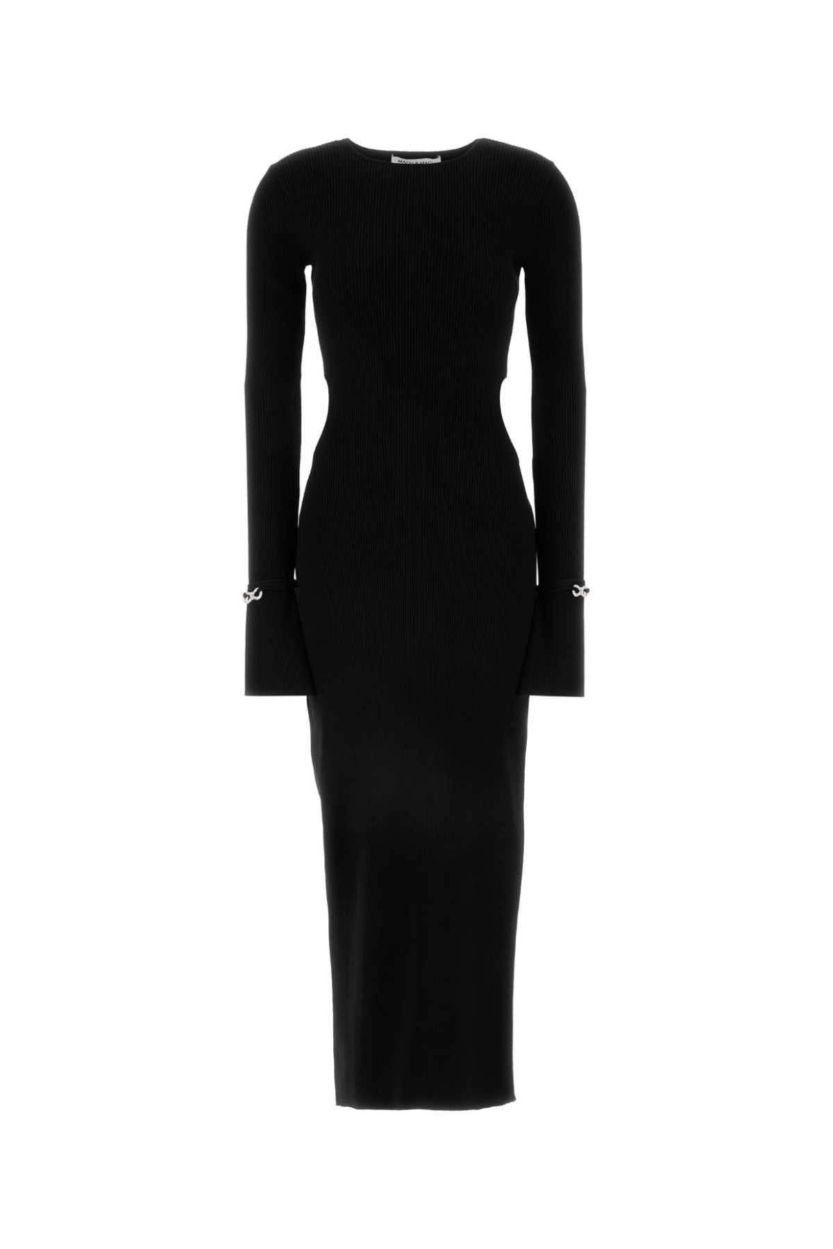 MIDI_DRESS_WITH_CUTOUT_AND_MINI_BOWS_FW22C0242KNT600_BLACK_Image_1