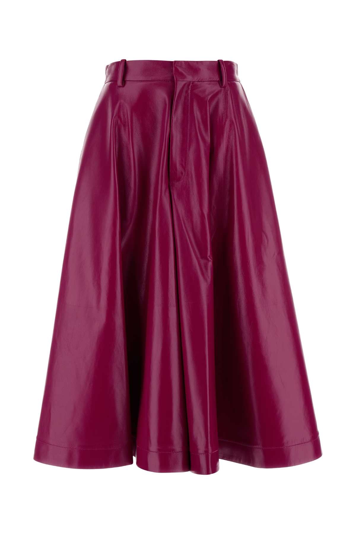 MIDI_LEATHER_SKIRT_CICLAMINO_837649V5BV0_5592_Image_1