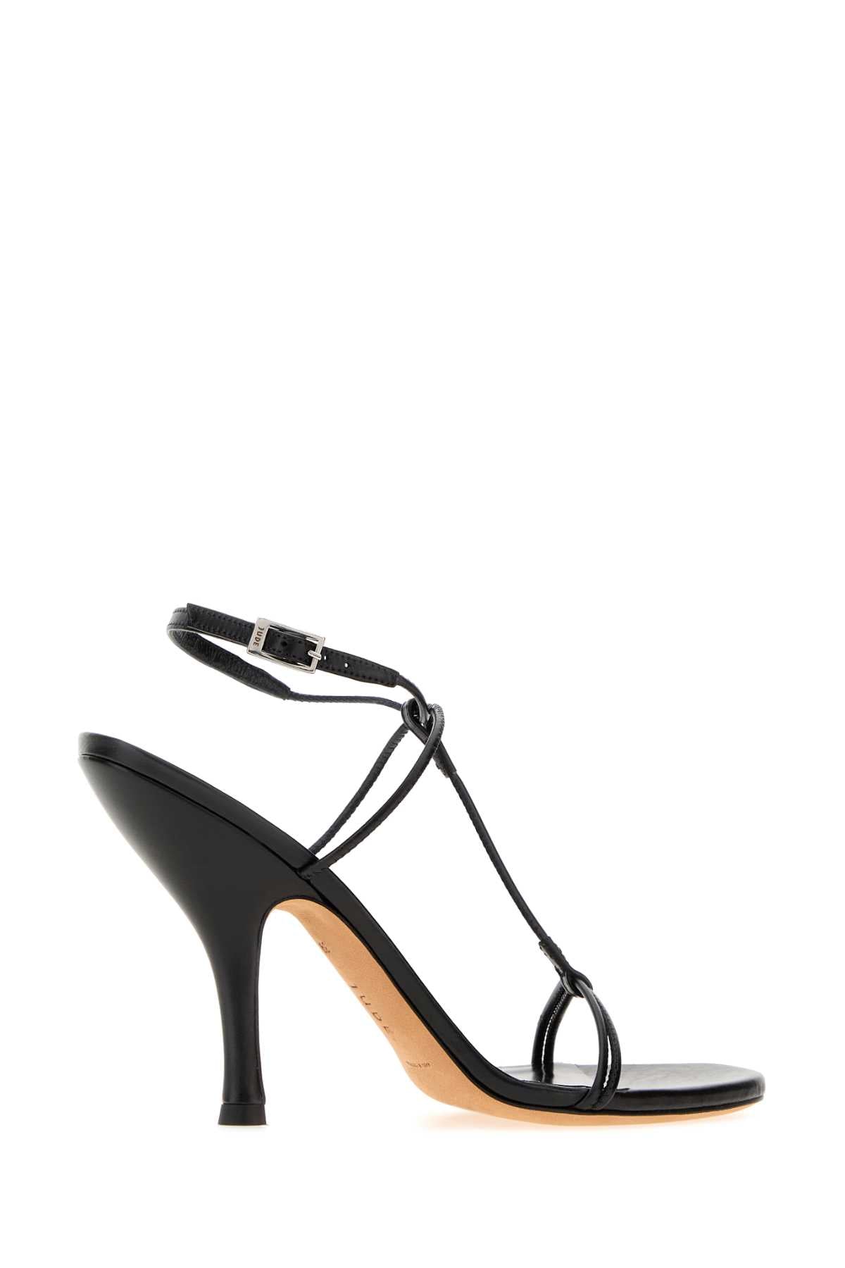 MIXER_SANDAL_IN_BLACK_CREASED_LEATHER_PS25FHO007BK001L_L001_Image_3