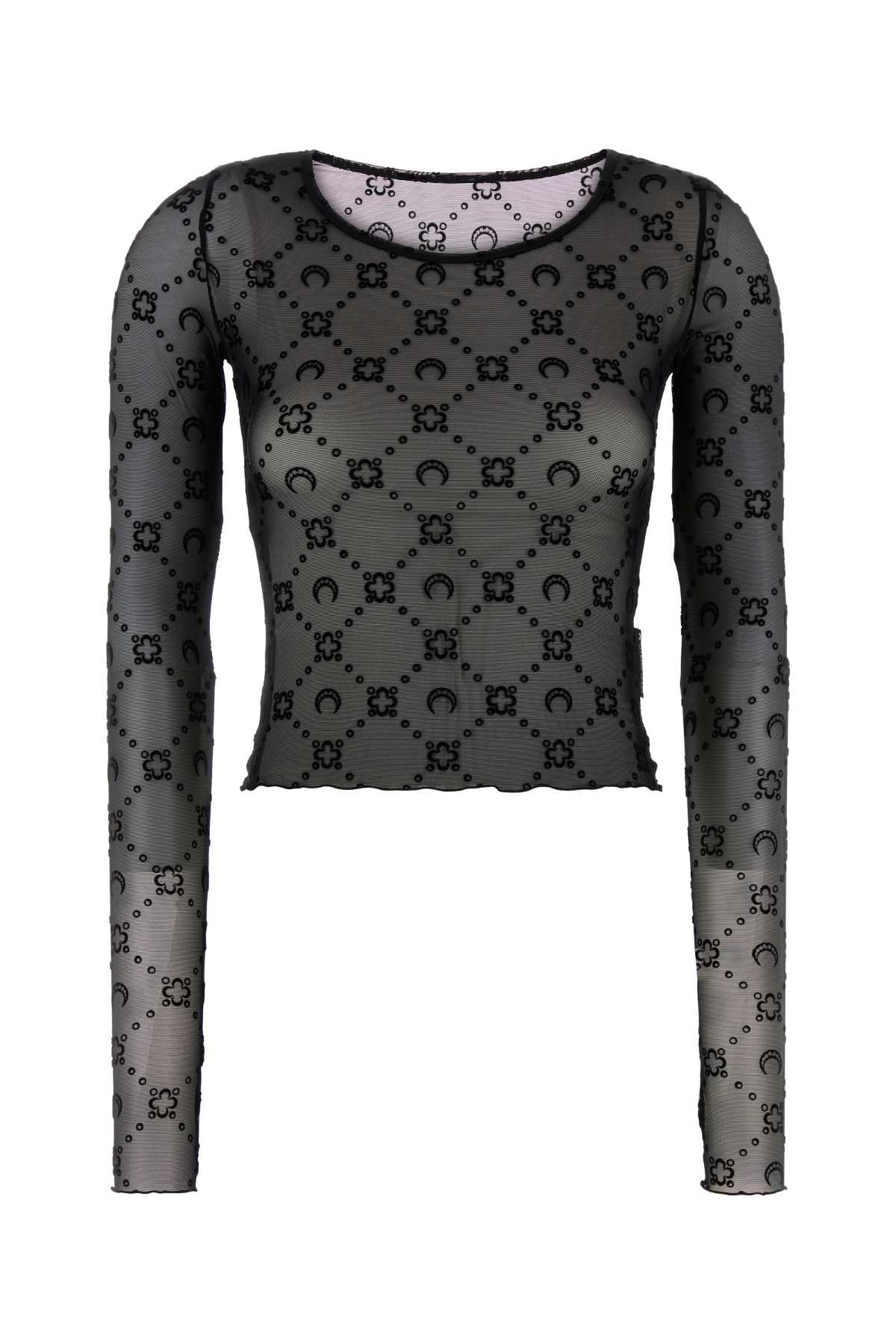 MOONOGRAM_MESH_FLOCK_LS_CROPPED_TOP_WTS012ACJER0005_BK99_Image_1