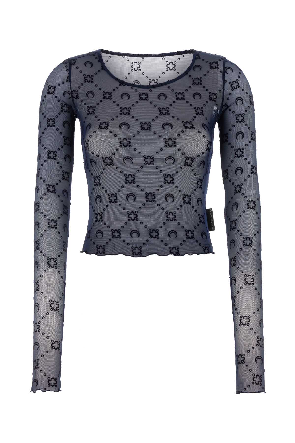 MOONOGRAM_MESH_FLOCK_SECOND_SKIN_CROPPED_TOP_WTS012ACJER0005_BL90_Image_1