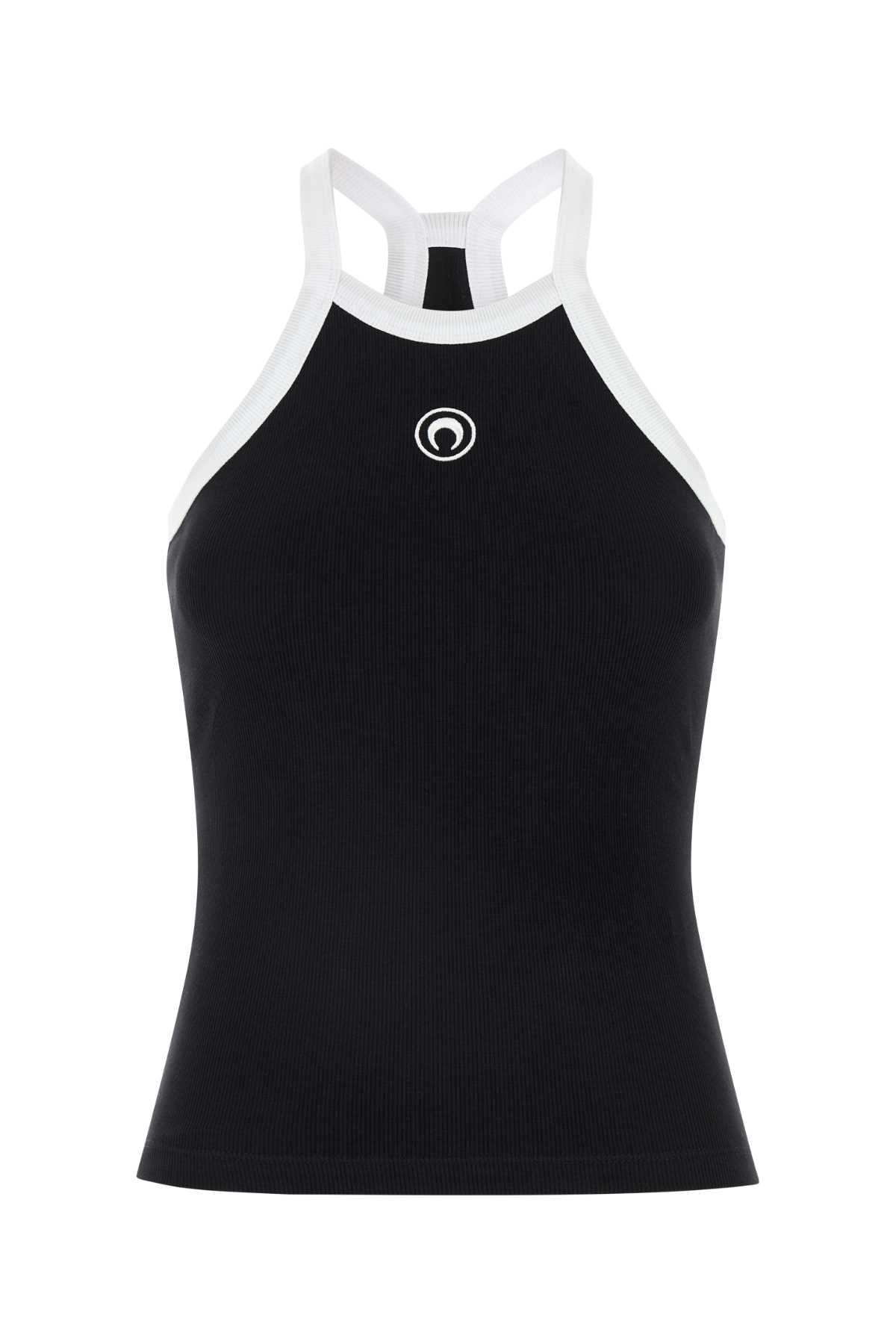 MOON_LOGO_RIBBED_JERSEY_TANK_TOP_WTT011ACJER0011_BK99_Image_1
