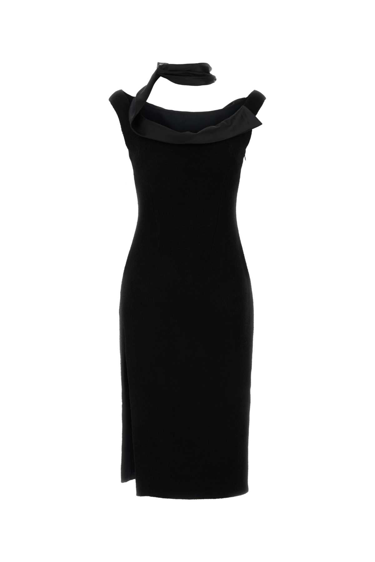NECK_TIE_HIRONDELLE_DRESS_BW226J15S5_001_Image_1