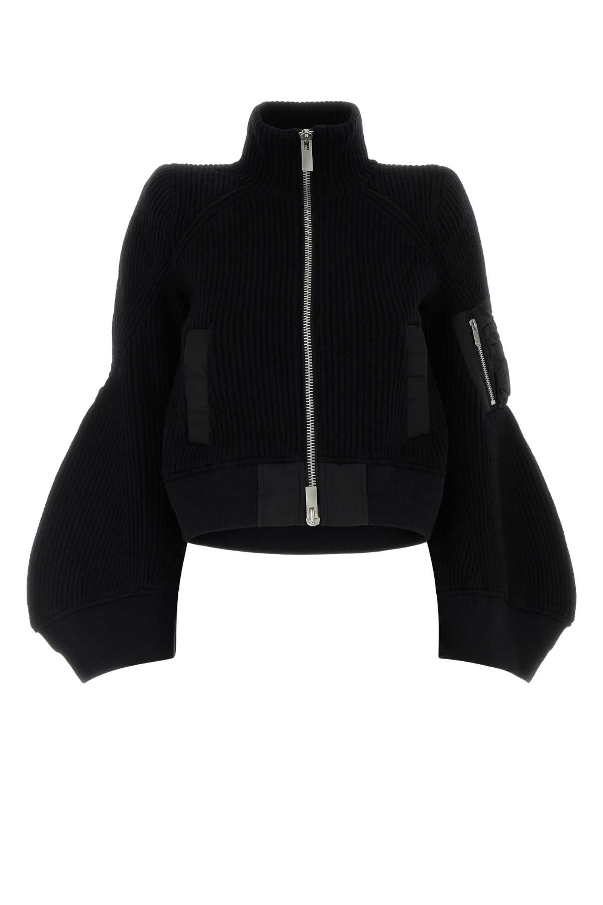 NYLON_TWILL_X_WOOL_KNIT_BLOUSON_2608585_001_Image_1