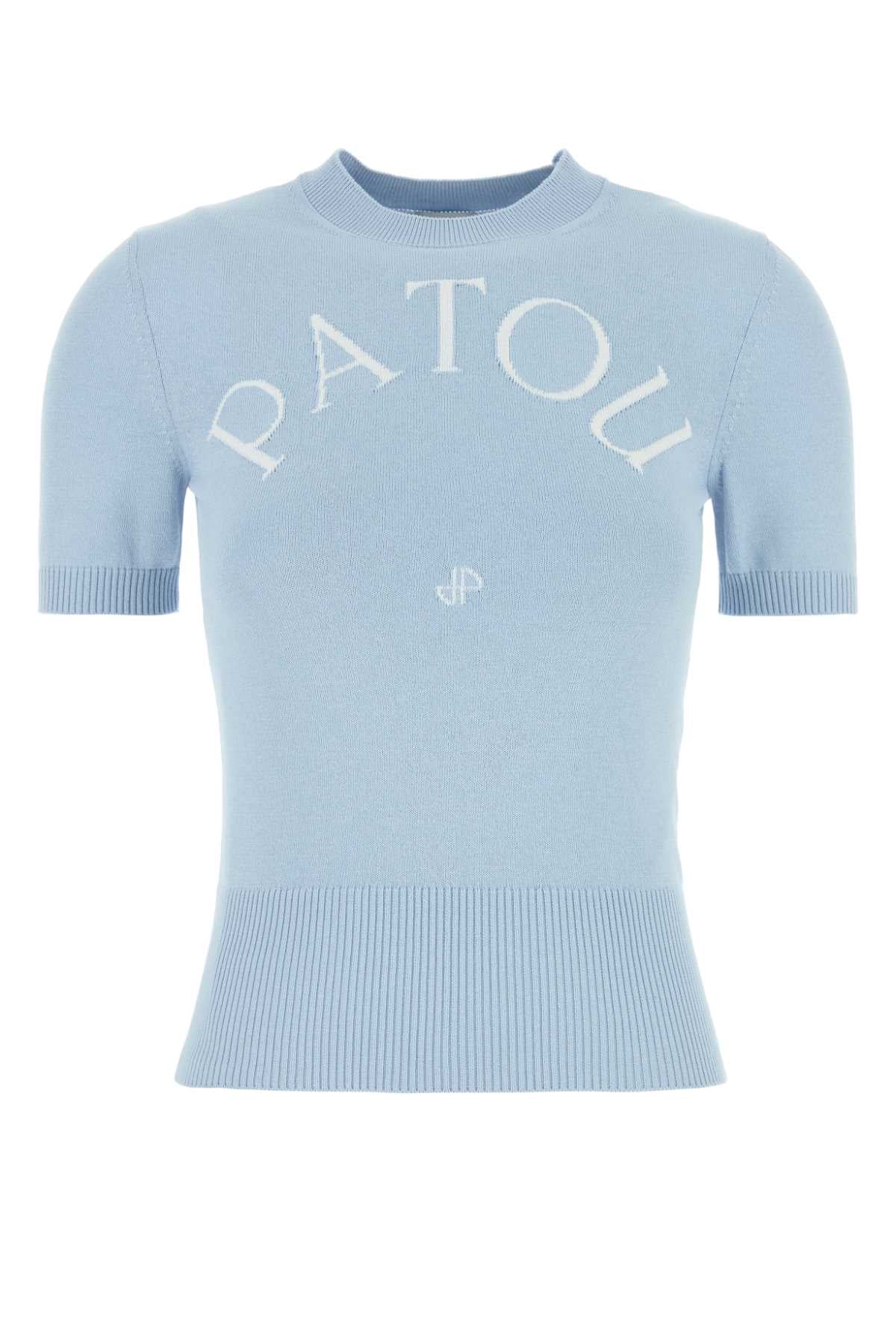 PATOU_JACQUARD_SHORT_SLEE_KN0688045_637B_Image_1
