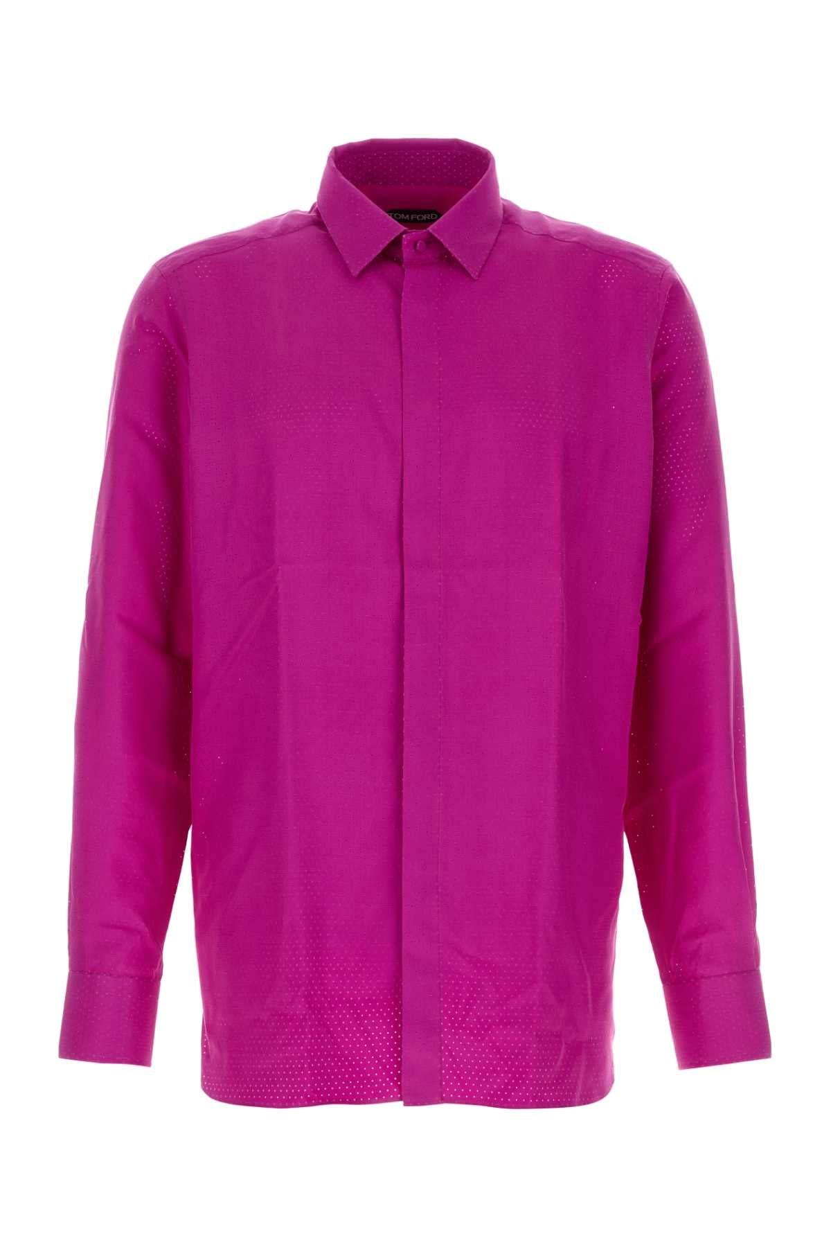 PERFORATED_DOT_SILK_TWILL_CLASSIC_FIT_SHIRT_HRVF01S0274_PBR_Image_1