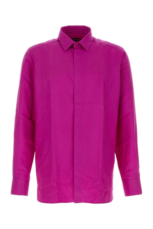 PERFORATED_DOT_SILK_TWILL_CLASSIC_FIT_SHIRT_HRVF01S0274_PBR_Image_1