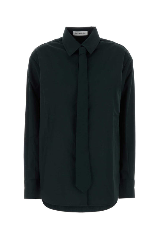 PERI_TIE_NECK_SHIRT_CHFS22837443_BOTTLEGREEN_Image_1