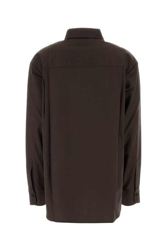 PERI_TIE_NECK_SHIRT_CHFS22839200_BROWN_Image_2