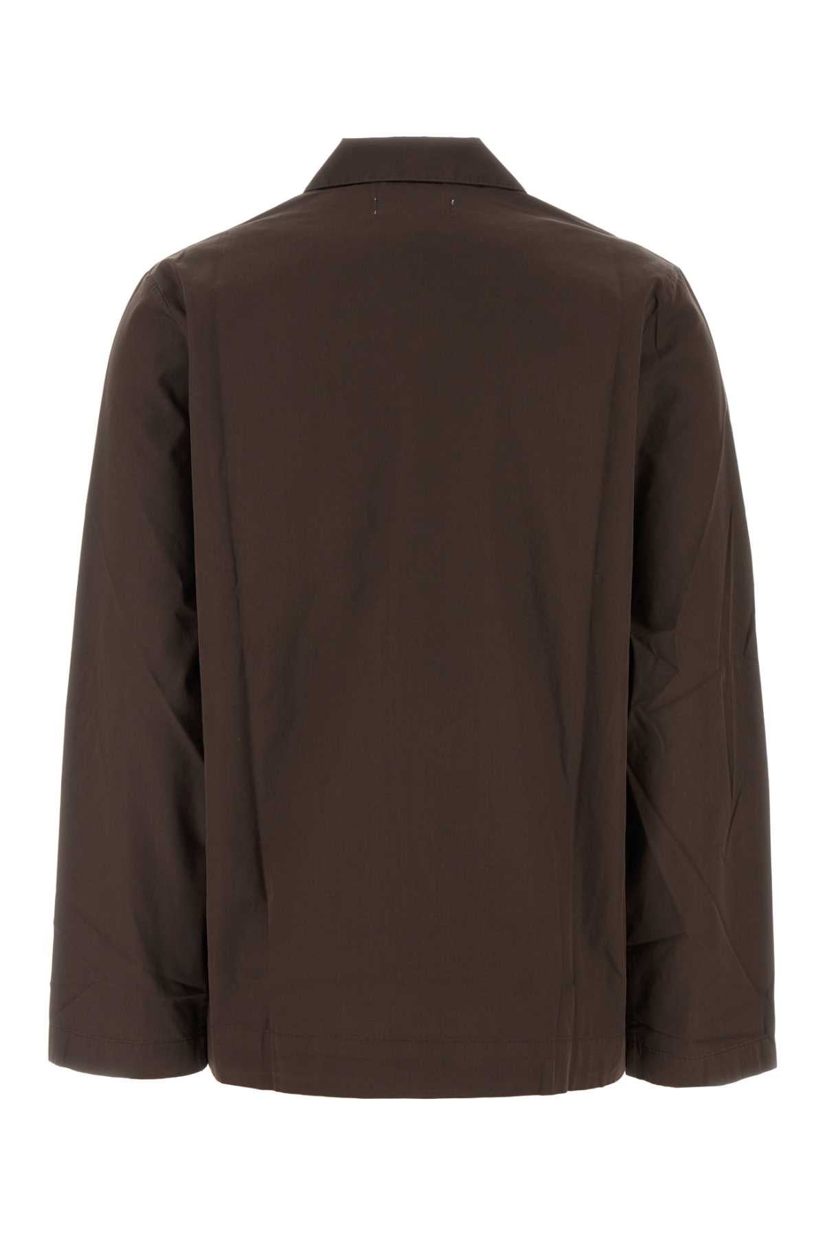 PIGIAMA_POPLINPYJAMASSHIRT_COFFEE_Image_2